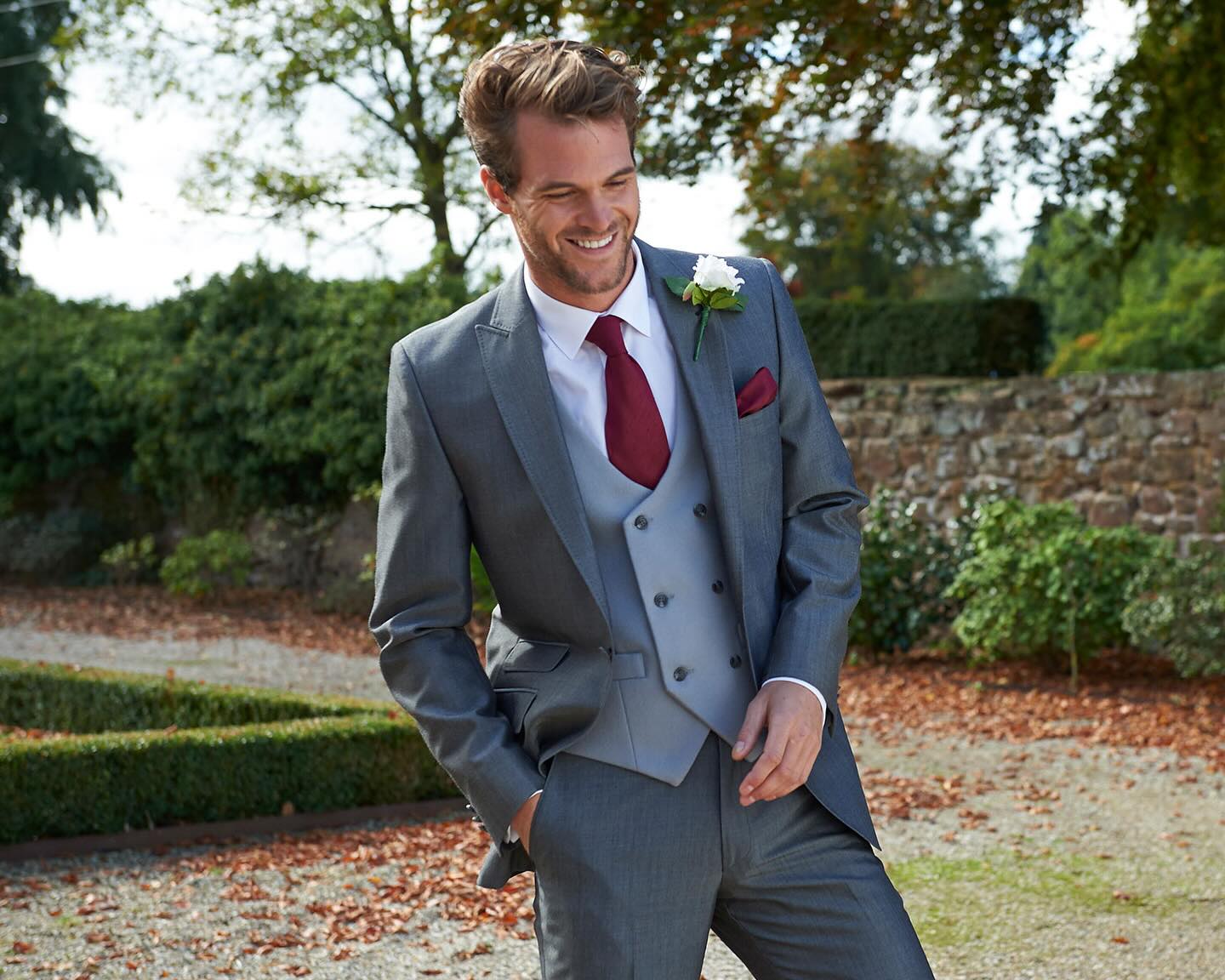 S I L V E R G R E Y
•
A light coloured, silver grey wool & mohair. The finest in wedding suit hire.
Both our Hinstock tailcoat & knighton lounge suit feature a slim cut trouser and a tapered jacket waist for a modern silhouette.
•
Available from an age 3 years.
•
Available to hire, to buy and made to measure.
•
#2024weddingtrends #2024weddings #suithire #weddingsuits #groom #groomssuit #bride #style #tailoring #kentwedding #essexwedding #londonwedding #surreywedding #menwithclass #suitsupply #wellsuited #formalwear #hirewear #suithirekent #suithirelondon #greysuit #weddingsuit #suithirecanterbury