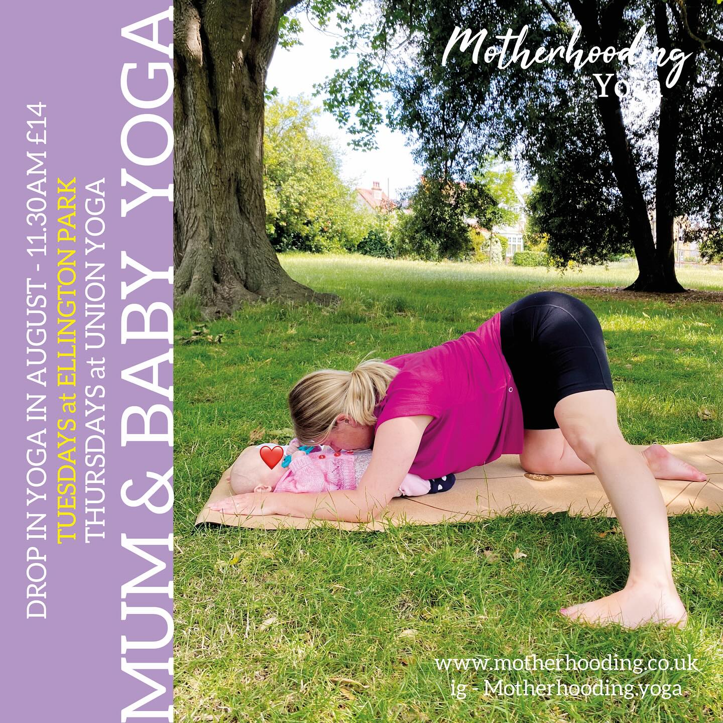 In August Mum & baby Yoga will be drop-in classes
—-
Tuesdays 11.30am - Ellington Park (weather dependant)
Thursdays 11.30am - Union yoga Ramsgate
—-
You must book in advance.
—-
I’m a doula, Antenatal Educator & Birthlight qualified yoga teacher and I’ve supported hundreds of women through both their Prenatal and Postnatal yoga journey.
Th classes are designed to empower you through movement, reconnecting you with your body and mind, supporting you physically by nurturing and strengthening your new body. It’s a great way to bond with your baby & give them a little treat with a baby massage. You’ll get to meet other local Mamas.
——-
Suitable from 6 weeks postnatal
*bring your own mat to the park or let me know if you need to borrow one.
——-
#mumandbabyyoga #babyyoga #mumyoga #postnatalyoga #ramsgate #margate #thanet #summer