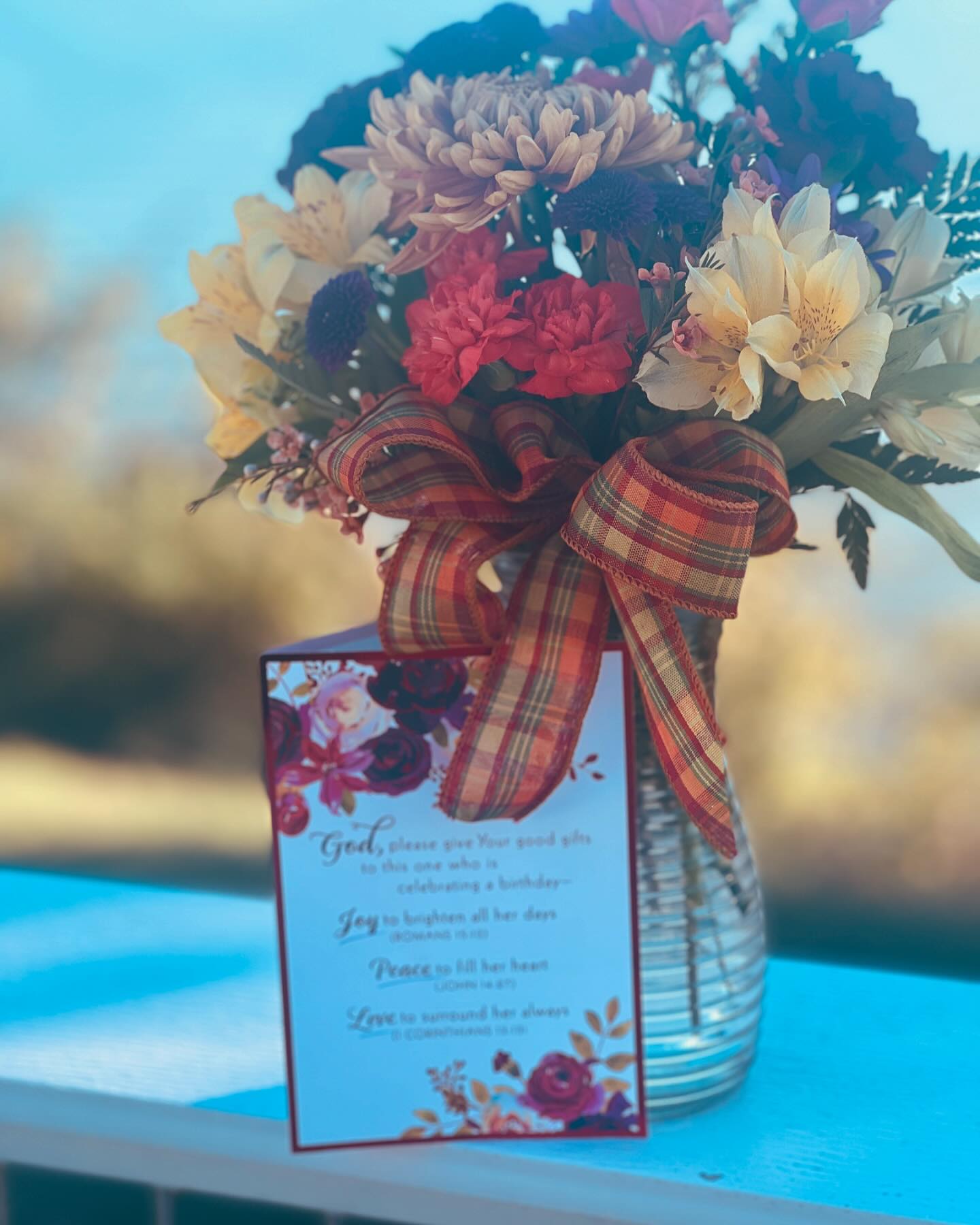 So thankful for another year of life, and for my incredible husband that got me these flowers today! We are standing together in the storms of life, with God as our Rock!
“The Lord is my strength and my shield; in him my heart trusts, and I am helped; my heart exults, and with my song I give thanks to him.” Psalm 28:7 💕