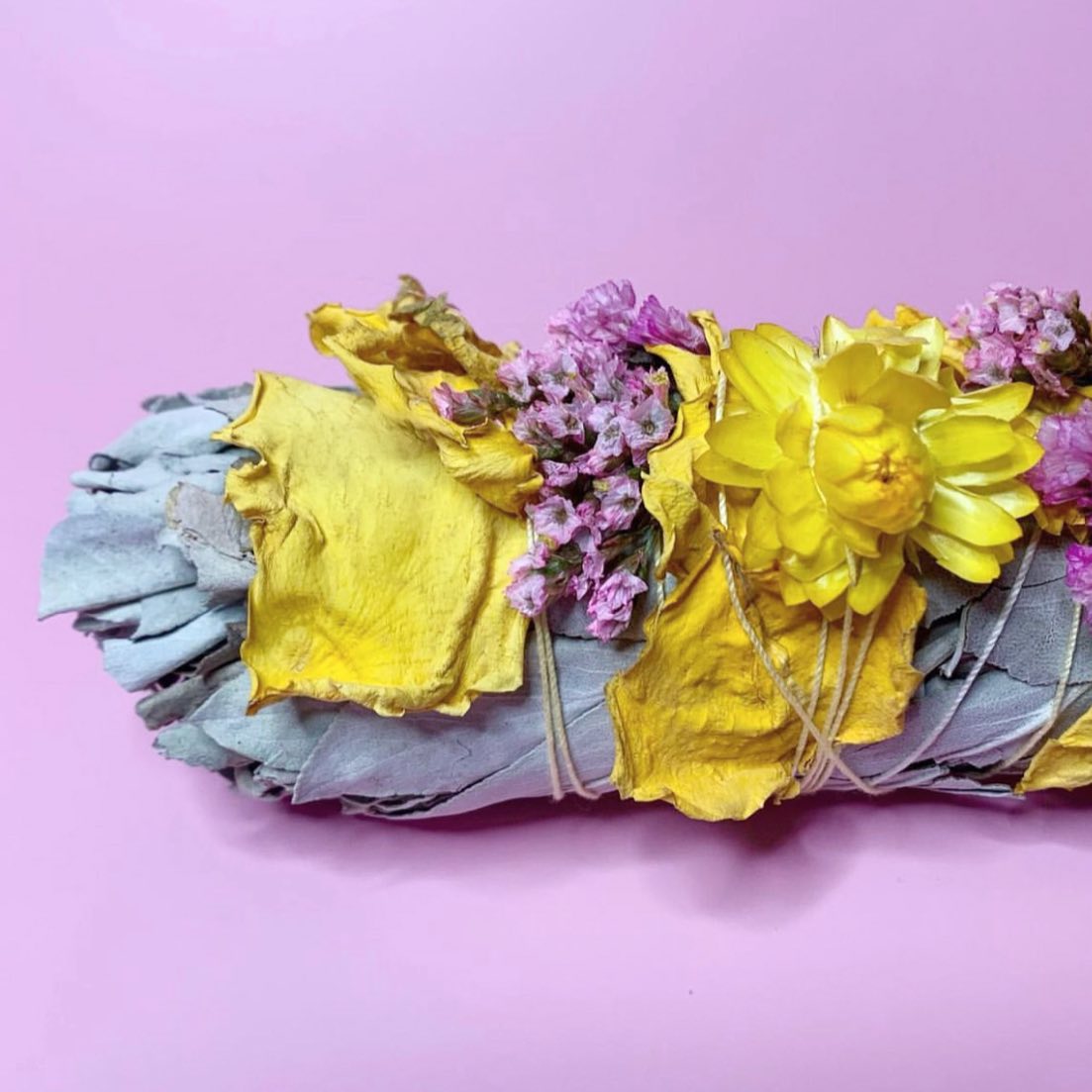 Embrace the Power of Sage Cleansing with our Sunshine Stick ☀️
In a world that can sometimes feel overwhelming, it’s crucial to find moments of clarity, positivity, and sunshine. That’s why we’ve crafted our Sunshine Stick - a sage stick wrapped in vibrant yellow roses, designed to cleanse your space and make room for a flood of sunshine and positivity 💫
By burning our Sunshine Stick, you can invite a wave of rejuvenation into your surroundings. Whether it’s your home, office, or any space that needs a vibrant boost, this cleansing ritual can help you release stagnant energy and make room for the radiance of the sun ✨
#SunshineStick #SageCleansing #PositiveVibes #EmbracePositivity #RadiateSunshine #CreateSpaceForJoy #sunshine #sage
