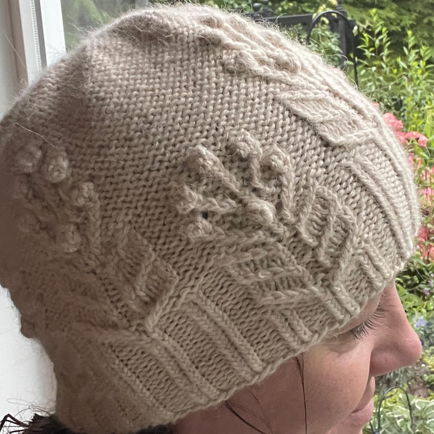 Knitting weather is here!! Ravelry free pattern “Hoarfrost”.