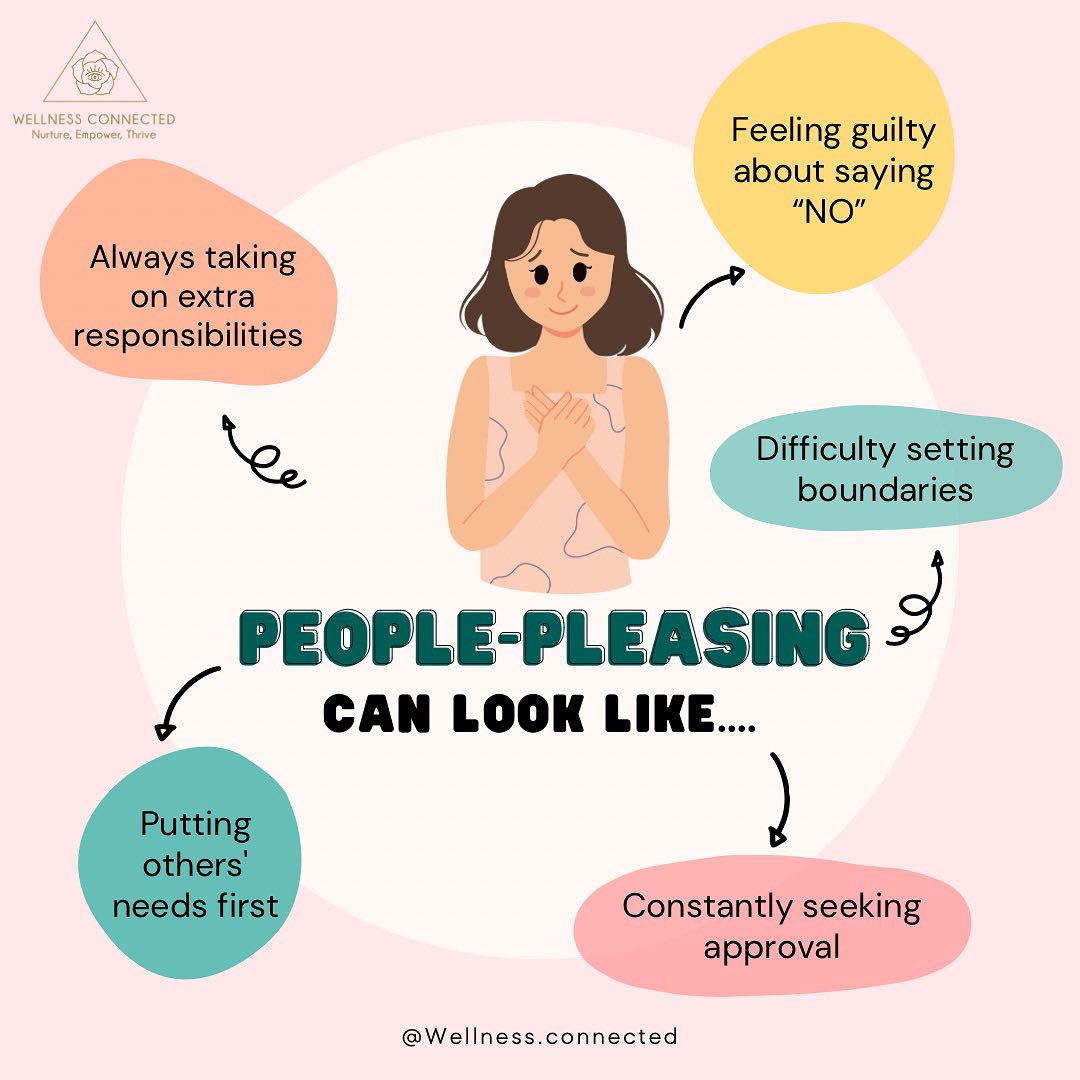 Do you recognise any of these traits?
If you do recognise yourself please do not feel bad about yourself. There is nothing wrong with you. We were not born as people pleasers. As children, we naturally seek approval and validation from our parents or caregivers. When we are praised for being a good girl or a good boy, it felt good. At that point, we started thinking that when we are good, follow the rules or agree, we are appreciated and people like us. The belief that we have more worth when we please others starts forming. This is where is all begins. Some of us have more of a tendency to be people pleasers because of our upbringing, what we have seen our parents do and our culture.
So please do not feel bad. I know I certainly do recognise myself. I am a recovering people pleaser. I often find myself slipping bank into old habits. For many different reasons - that’s a story for another day. They key though is awareness. Once you are aware, you can catch yourself and start acting differently. It certainly can be uncomfortable to put yourself first or have firm boundaries. Trust me though, when I say that once you do, your self esteem will thank you and your life will be so much sweeter. 💓
DM me if you want to know more. ✨
#Peoplepleasing #Selfworth #Womencircle #Mooncircle #Meditation #HealingSessions #TraumaRelease #InnerPeace #EftHealing #EnergyHealing #ChakraHealing #Awakening #Chakrabalancing #Heal #Efttapping #Wellnessconnected