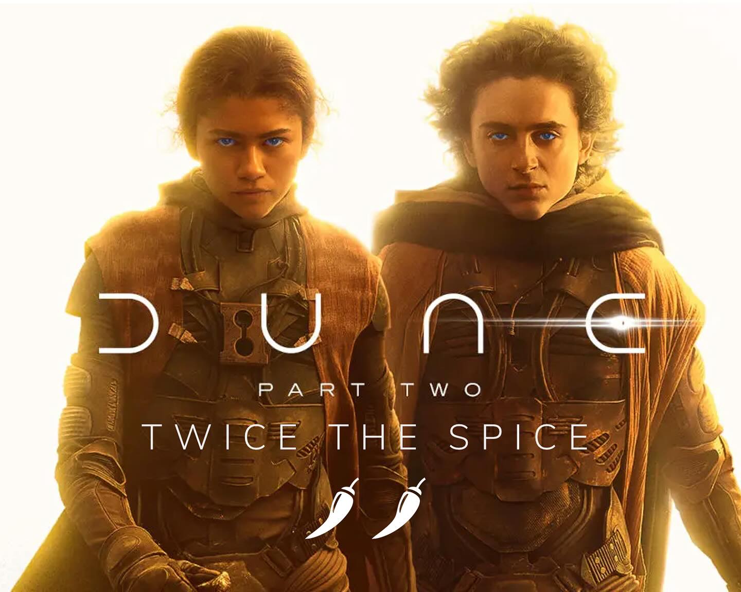 Sadly, my tagline for Dune 2 was rejected. 🌶️🌶️ #dune #dune2