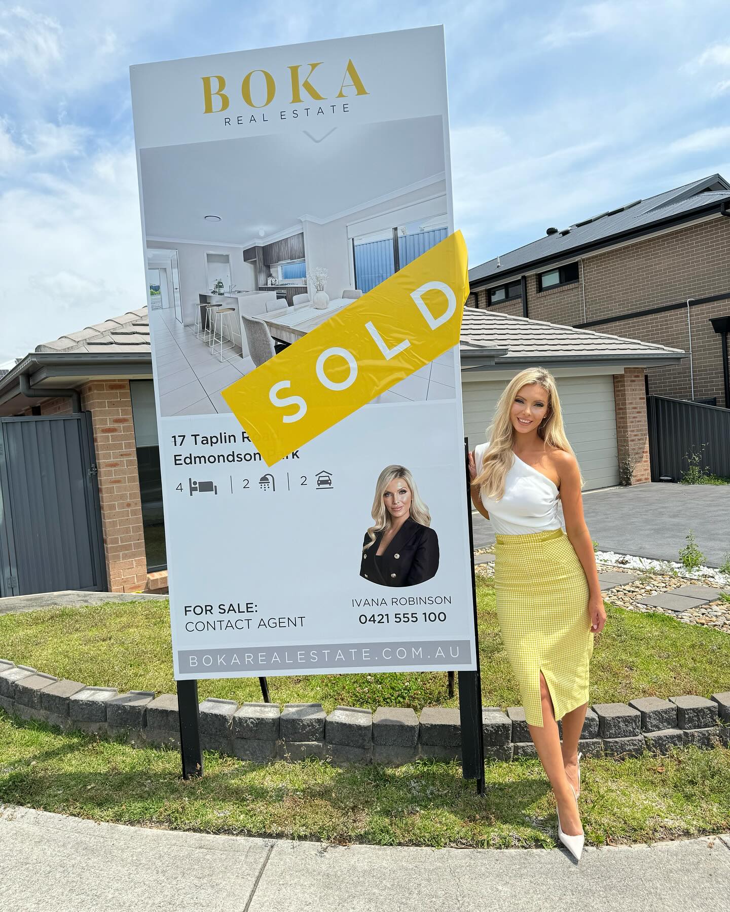 Sticker application could do with a bit of work 🥴
17 Taplin Road, Edmondson Park #sold