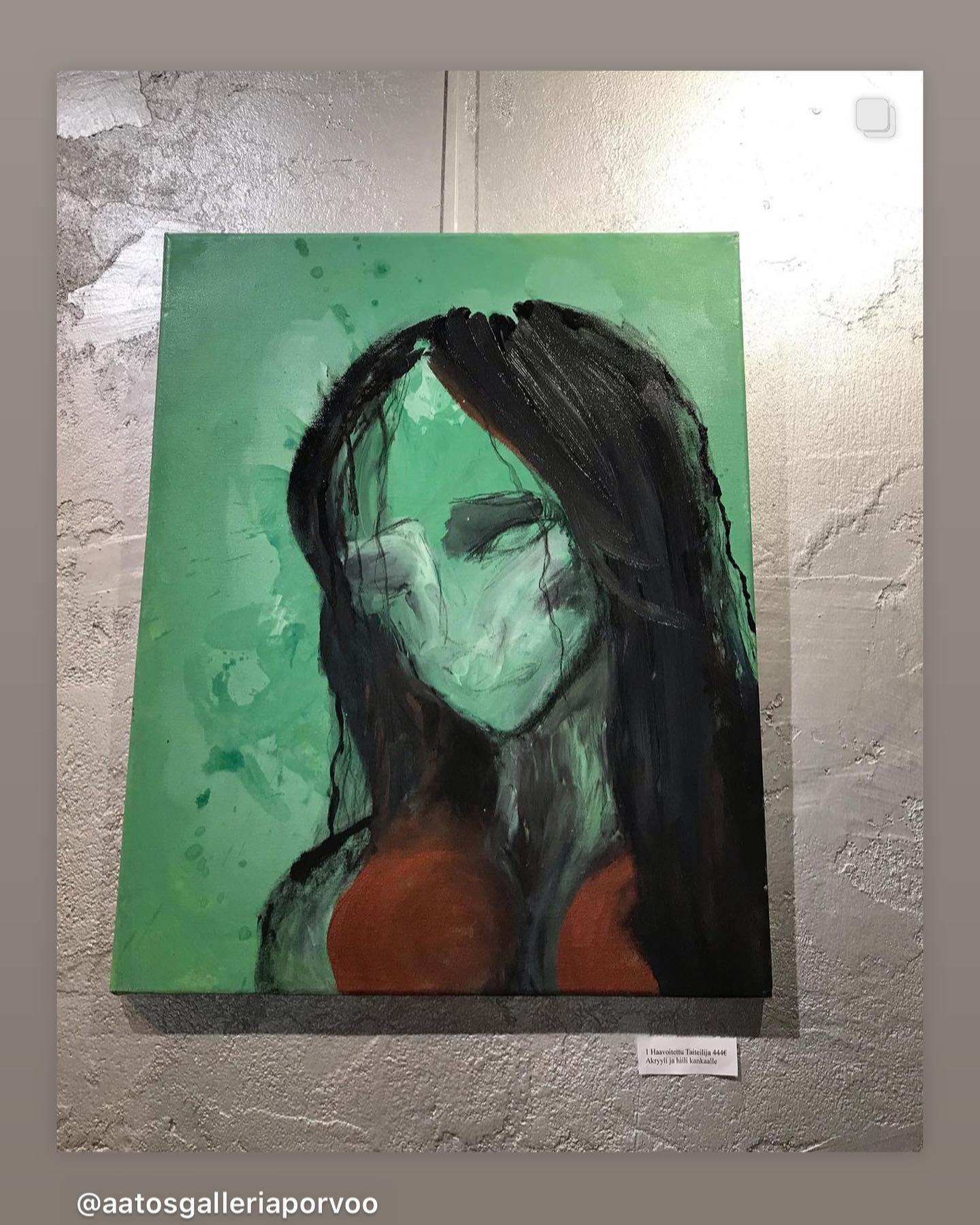 Kurkistus heinäkuun näyttelyyn:
”Haavoitettu Taiteilija” - Amelii Peltola
Aatos Gallerian & Aatos Cafen aukiolo heinäkuussa:
Ma-pe 9.30-14
La 10-14
(Huom. Ensi ke 10.7. poikkeuksellisesti suljettu)
#taidemaalaus
#akryylitaide
#denimart
#uniikkiataidetta
#taidenäyttely
#taidettakotiin
#uniikkisisustus
#finnishdesign
#taidekesä
#kotimaistataidetta
#naistaiteilijat
#Porvoo
#VisitPorvoo
#Aatosgalleriaporvoo
@aatosgalleriaporvoo @aatoscafe @vanha123_porvoo @hannakekalainen
