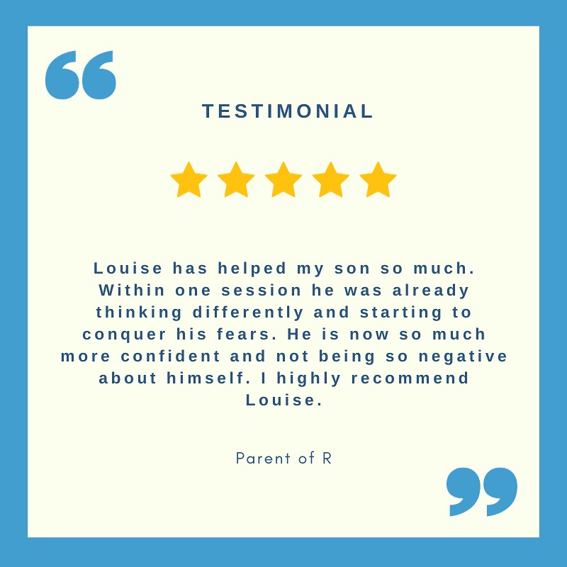 Knowing a parent is beginning to see their child happy and confident once more is beautiful 🥰 I’m so honoured to be able to support them on that journey. When they feel compelled to write a ⭐️⭐️⭐️⭐️⭐️ Google review to tell the 🌍 about it, we’ll that’s the icing on the cake 🧁🥰