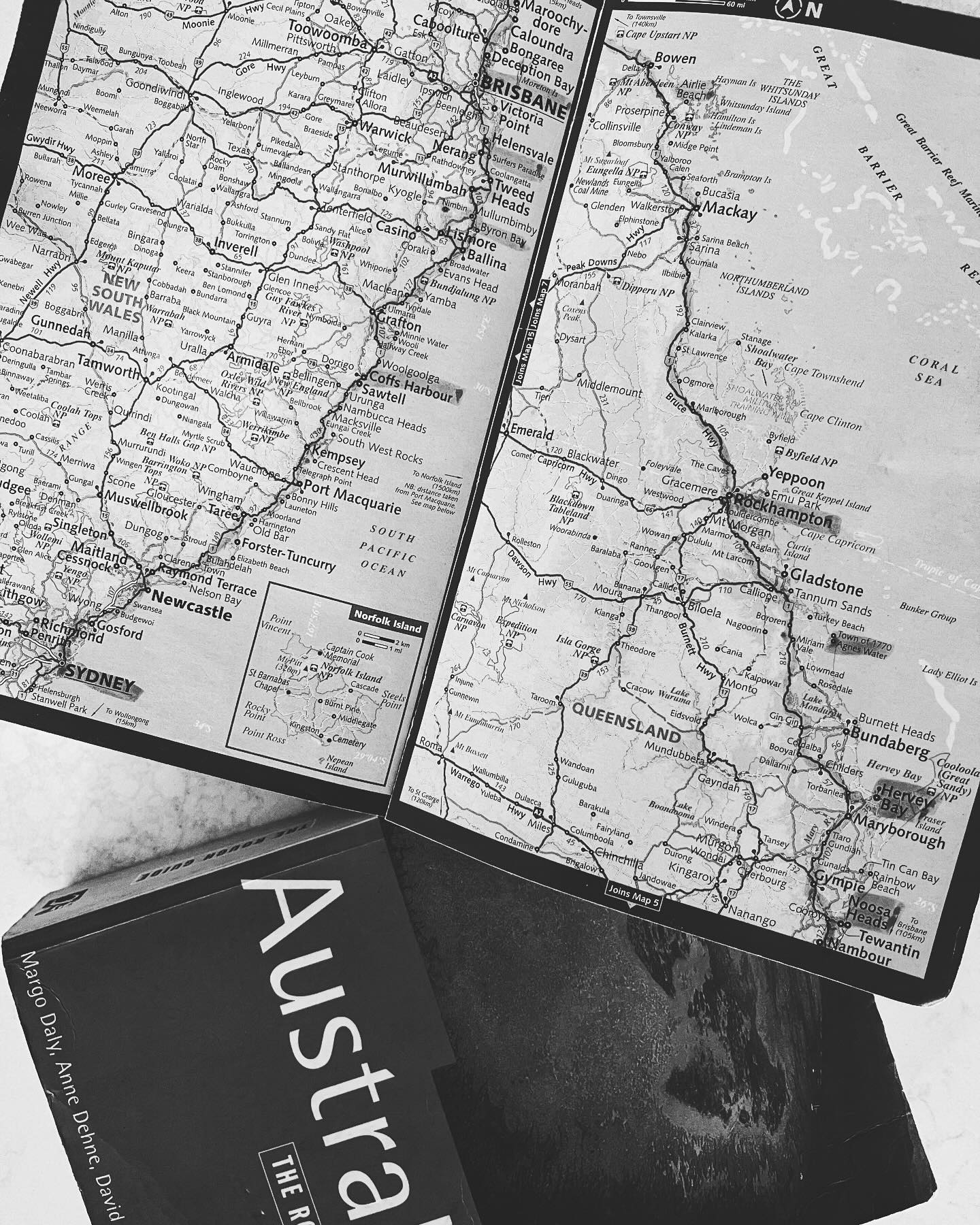 In a digital world there’s something nice about reminiscing about the good old days of travelling, using your Lonely Planet and Rough guide to trace your journey! We recently found our old guides from 2004 with our route across Australia mapped. Did anyone else do this?
#lonelyplanet #roughguide #australia #travelanalog