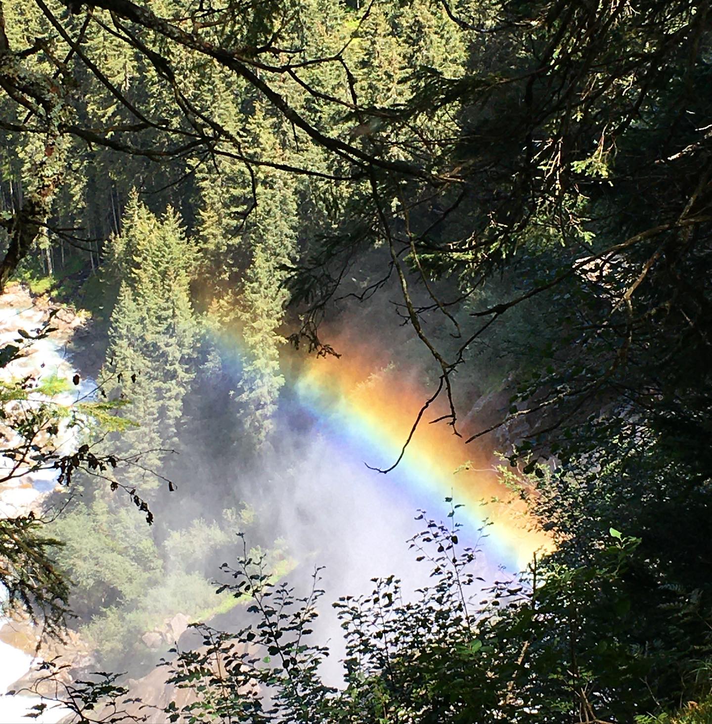 #rainbow in the #alps
made by #waterfall