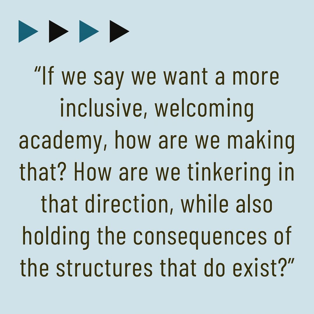“If we say we want a more inclusive, welcoming academy, how are we making that? How are we tinkering in that direction, while also holding the consequences of the structures that do exist?”
The glorious @brookehofsess on “The Good Enough Professor Podcast.”
On this episode, we talk about expansive leadership, tinkering as a creative strategy for change, and the gentle power of dreaming.
As always, episode transcripts are in the show notes!