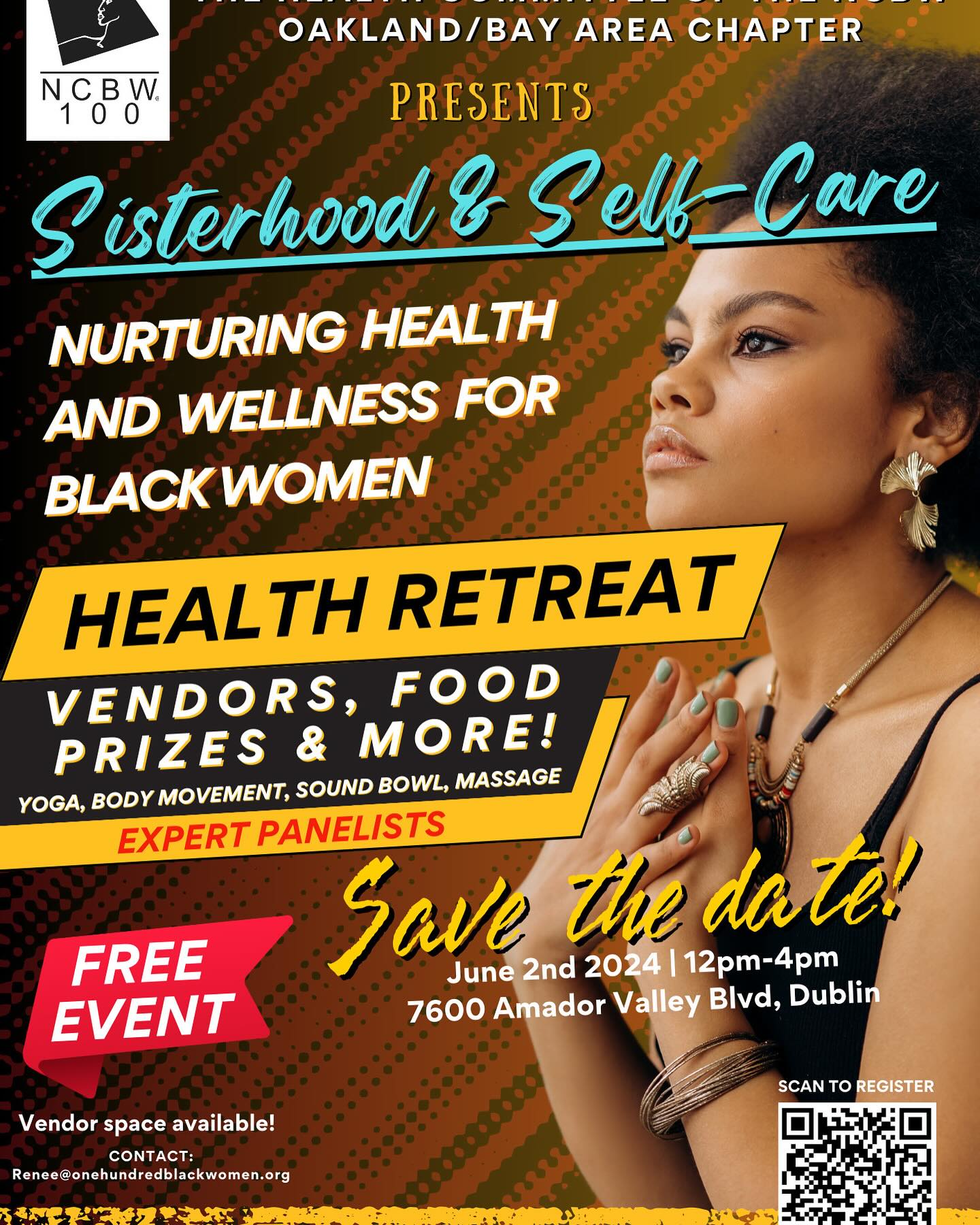 AST community, put yourself first by attending this free event on Sisterhood and Self-Care. Come with your workout gear on. This is a fill your mind, body, and spirit type of an event. #ASistasTouch💜