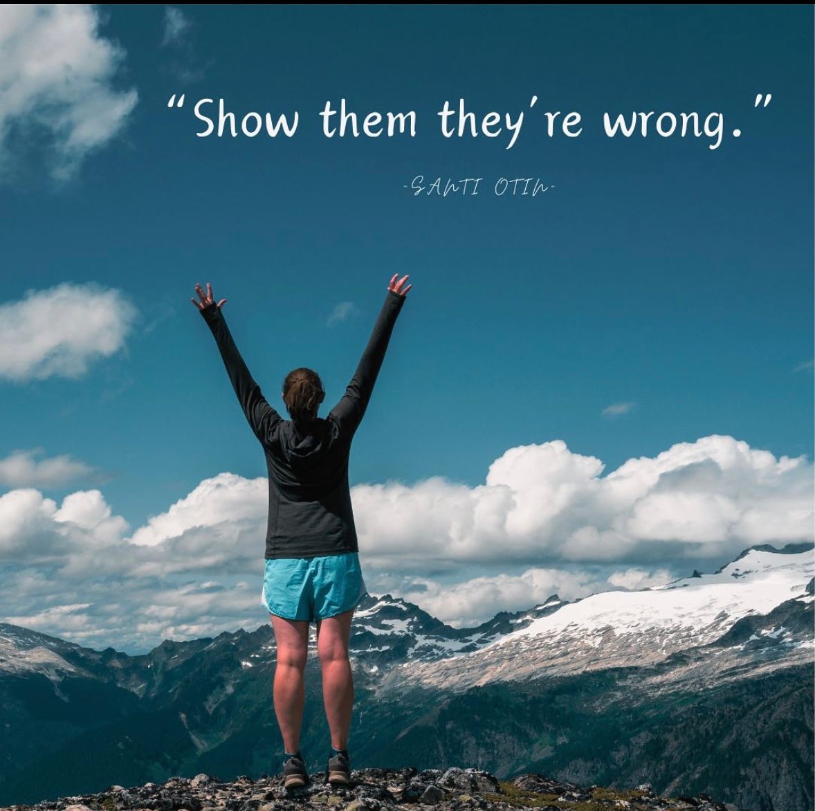 Growing up, I faced a lot of adversity, both at school and at home. So, proving people wrong became my motivator.
And while I've worked on not seeking external validation/caring what others think, I do still find a bit of motivation from the nay-sayers—but not for the same reasons as before.
Instead, I now lead with the hope that I can show them that my perceived "impossible" is possible. And maybe my tenacity will motivate them to achieve greatness of their own.