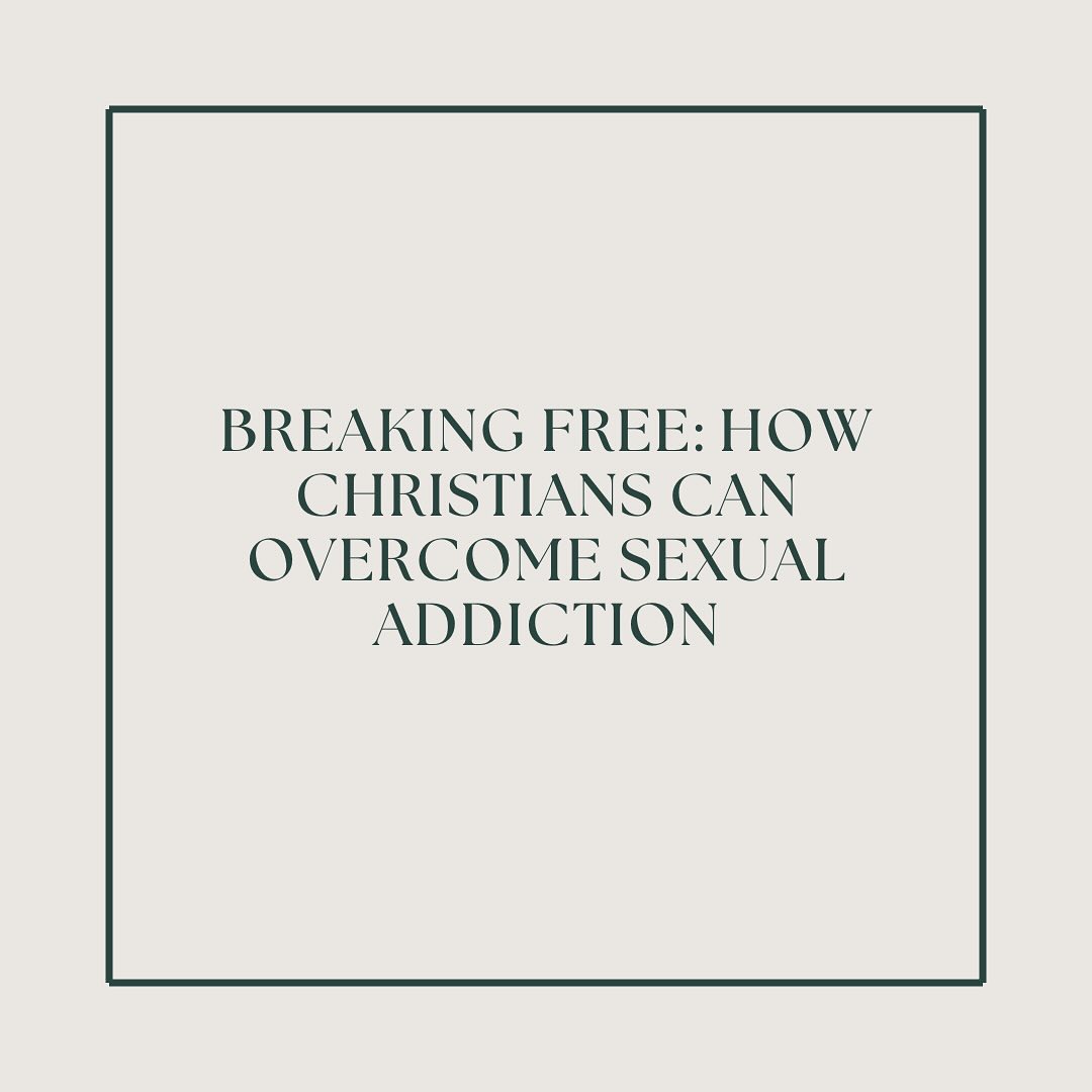 With our seminar coming up in a month, we thought the article linked below could be an additional, helpful resource in the realm of overcoming sexual addiction.
Addiction can be complex, so understanding psychological and emotional triggers, early exposure, effects on relationships, spiritual consequences, among other things is important and helpful in the journey of overcoming.
You can find these areas, among others, addressed in the article! Link in bio⬆️
https://www.centerforchristiantherapy.com/post/breaking-free-how-christians-can-overcome-sexual-addiction