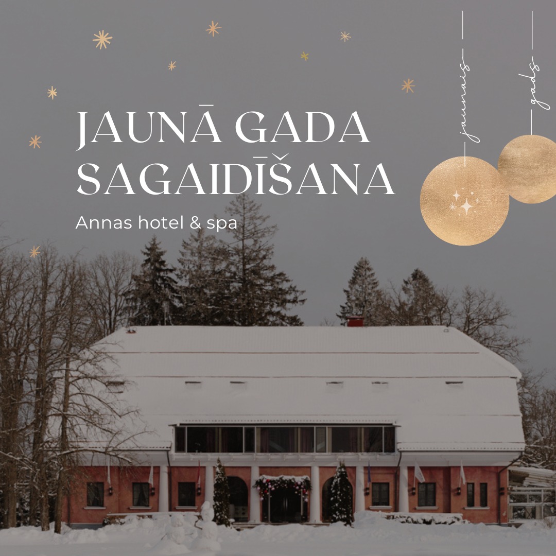 Aicinām sagaidīt Jauno gadu nesteidzīgi Annas muižas apkārtnē svētku gaisotnē kopā ar tuvajiem.
Jaunā gada sagaidīšanas piedāvājums 31.decembrim
_ 6 kārtu svinīgas vakariņas restorānā
_ svētku salūts
_ glāze šampanieša un uzkodas pusnaktī
cena 155 EUR personai
citi dzērieni un nakšņošana par atsevišķu samaksu uz vietas
Bērniem (4-13.gadi)
3-kārtu vakariņas, uzkodas, svinību dzēriens un svētku darbnīca 80EUR pers
Lai pilnībā izbaudītu svētkus, aicinām arī pieteikt nakšņošanu.
Apartamenti pieejami par papildus samaksu | ar iekļautu spa apmekējumu, rīta peldi baseinā un bagātīgām brokastīm restorānā| + otrā nakts par izdevīgāku cenu.
Svētku rezervāciju piesakiet laicīgi,
rakstot mums anna@annashotel.com vai zvanot 67722288
! VIETU SKAITS IEROBEŽOTS