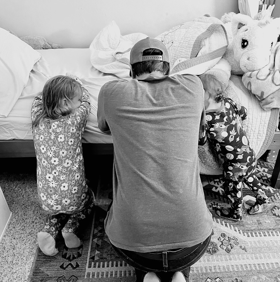 When a father imitates Jesus he shows his children how to submit to their loving Father! This picture speaks a thousand words and proves that more is caught than taught.
We should all be praying for the men in our lives ! These men are swimming up stream with everything being thrown at them. They NEED our prayers! As wives, mothers, and grandmothers we can make a BIG difference! Praying behind closed doors and asking for a hedge of protection around them will do more good than you will ever know. The BEST way to fight for them is on our knees !
Photo credit : @beaupre_photos
#dadlife
#theloveofafather
#prayingwife
#prayingmom
Will you take a stand with me and pray for our men as they try to serve the Lord and raise up the next gen of Christians?