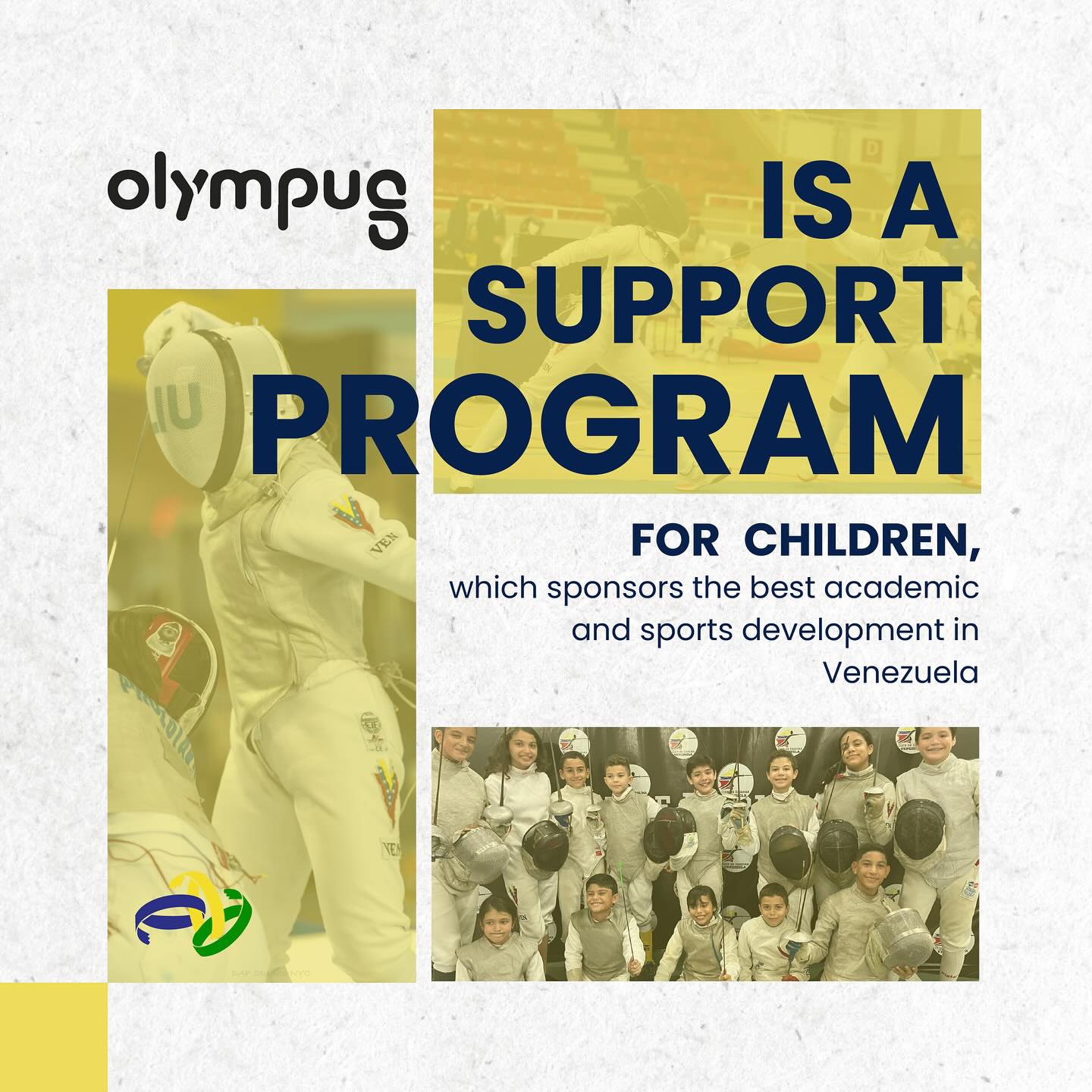 Discover our support program for children that sponsors the best academic and athletic development.🤺🤺
We invite you to learn how we encourage sports training, promote the integral formation of young athletes in development and generate alliances for their academic development.
We inspire the desire for excellence and foster social sensitivity in our young athletes, using sports as a springboard to achieve their dreams.
This comprehensive training allows them to qualify for university scholarships and contribute to the country and the world.
Visit our social networks @olympusprogram to learn more about this project. 🌎📚
#engagementfound #engagementfoundation #Olympus #OlympusProgram