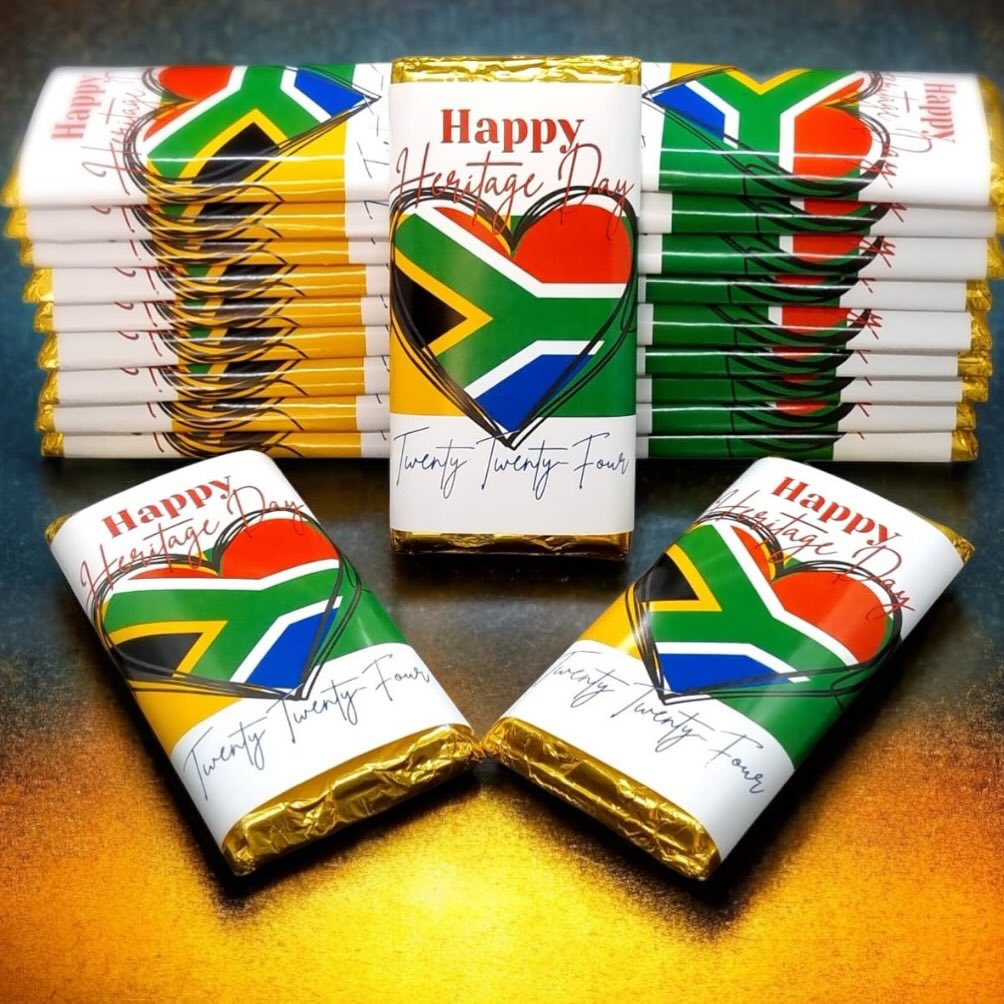Another batch of custom-made chocolates are packed and ready to melt your heart! 🚚✨ A big ‘thank you’ to our sweet customers for placing orders.
You can still order yours in for Heritage Day or any occasion.
We don’t just use any chocolate, we use only the best Geldhof Chocolates! 🎉 #ChocFullOfJoy #HeritageDay #OrderReady #GeldhofChocolate”