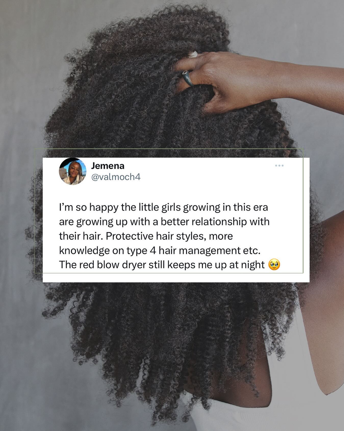 Our future daughters thank us for our sacrifice. We got relaxers so they could be free 🥲😂