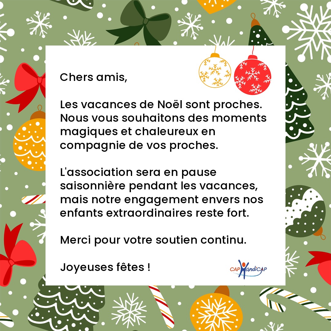 Très bonnes vacances à tout le monde 🎄
#noel #autisme #handicap