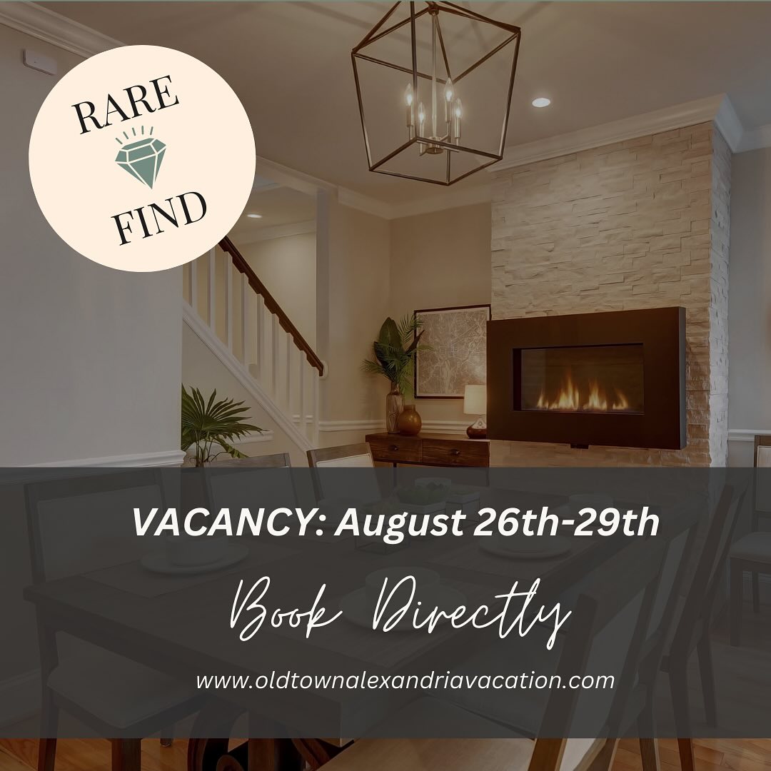 There’s still time to book a quick summer trip! Join us at Payne St. House!
#paynesthouse #oldtownalexandria #visitalxva