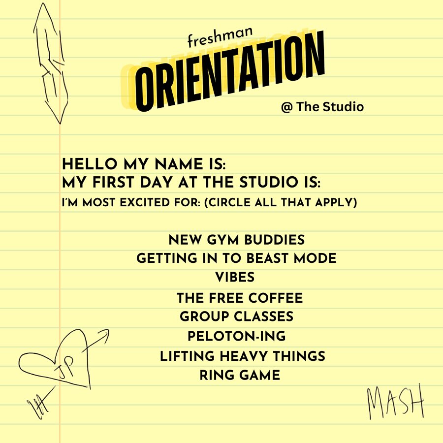 Remember the first day of high school when you'd get that fresh planner for the new year and it was the pinnacle of back to school vibes where you doodled away, organized assignments (or maybe you were the kid who stuffed it in your backpack never to be seen again - where you all at?? 👀) fill this out when you join (has tips, tricks and some guidelines on the back so you have the best time ever), and we'll make a wall of members to commemorate! (Just a postcard, not a full planner lol) Back to school, back to gym, same thing. Just go out there... have fun. Learn something new. Make a friend. And don't forget to draw your 90s S. Bye, the landline is ringing and Beetlejuice is on ✌️
#workout #gym #catskills #upstate #thestudioupstate #nostalgia #startsomethingnew #delawarecounty #beetlejuice #80s #90s #comingsoon