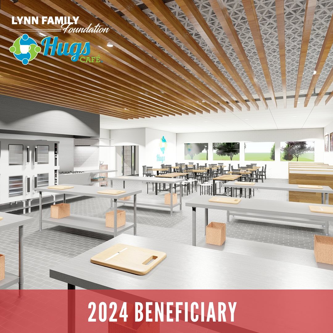 Exciting news! Hugs Cafe is building a state of the art training academy facility! This building will allow Hugs to expand their program, allowing more adults with disabilities to obtain the necessary skills to flourish in the workforce!
The Lynn Family Foundation is so excited to be apart of this new project. Over the next 5 years, we will be campaigning for funds to sponsor the Lynn Family Foundation Locker Room within this building!
You will not want to miss out on the opportunity to support this outstanding cause at our event April 20th! Get your tickets today!