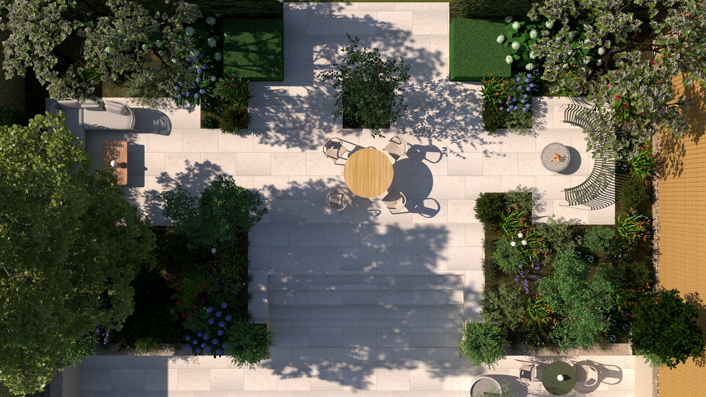 Taking you on a top-down tour of a design plan. 🍃💚