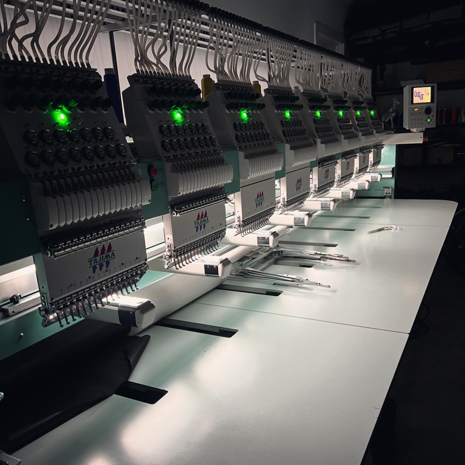 Ready to stitch! 🪡 Get your business professional and stylish look with embroidery uniforms and merchandise!