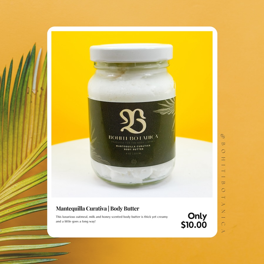 🌿✨ Big news, butter lovers! ✨🌿
We’ve been listening to your feedback, and we’re thrilled to unveil the *new* Mantequilla Curativa! 🎉 Now in a jar that makes it easier than ever to indulge in our thick and luscious body butter. Dive in, and let your skin soak up the goodness without digging deep!
But that’s not all—our beloved body butter is now 💯% FREE of natural preservatives! We’re keeping it pure and simple, just the way you like it. 🌼🙌
Here’s to smoother, softer, and more radiant skin, naturally! 🌟
#MantequillaCurativa #CleanBeauty #SkincareRevolution #PreservativeFree