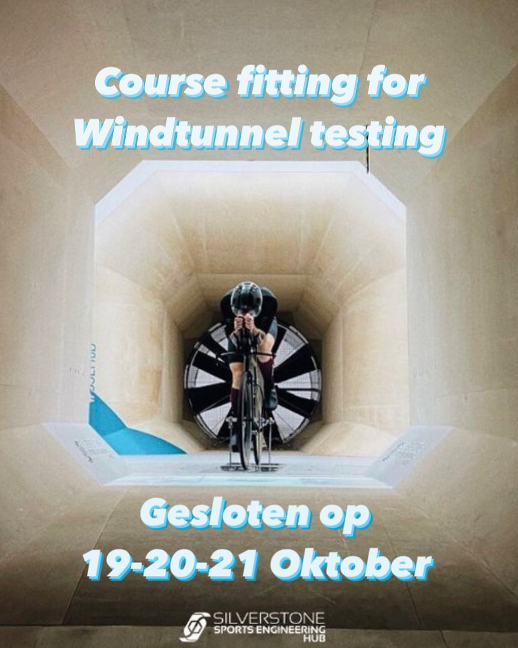 de Bikefitter is op 19-20 en 21 oktober gesloten. Ik volg dan een ‘Course fitting for windtunnel testing’ in Engeland.
Vanaf dinsdag 24 oktober help ik je weer graag!