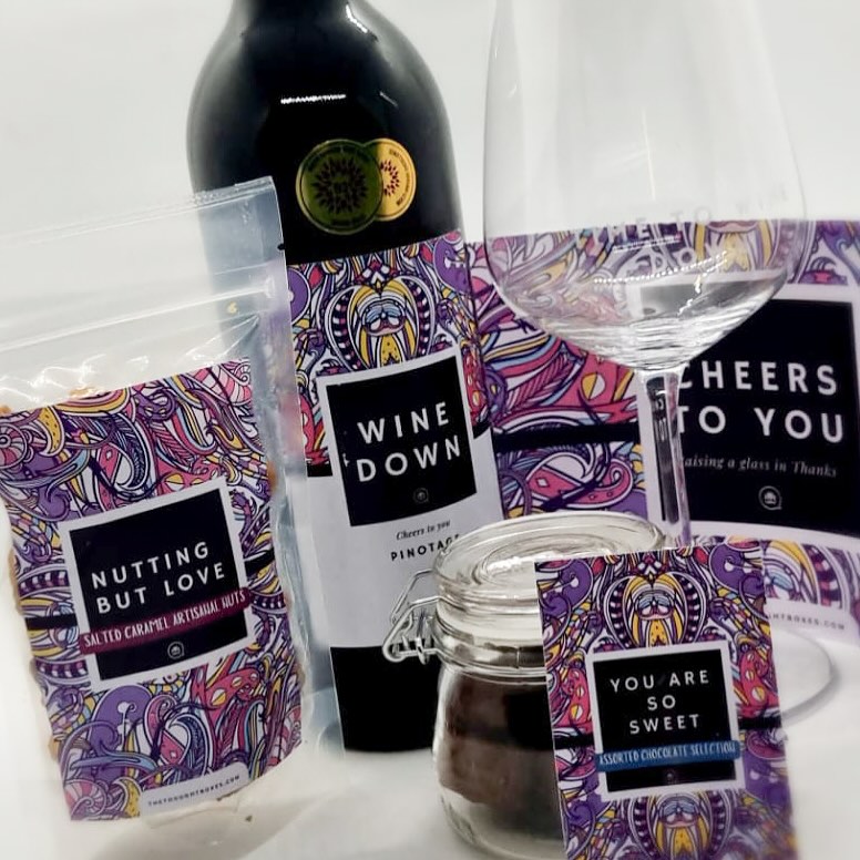 Time to wine-d down! 🍷
🍷 Cheers to you, PINOT-AGE- because you’re never too old for a little fun!
❤️ Nutting But Love- for our salted caramel artisan nuts! You do-nut wanna@miss this treat!
🍫 You Are So Sweet- chocolate is the key to every heart!
🍷 Wine Down and relax, because life needs a little cheers in every sip!
Gather your friends, sip, snack, and let the wine-derful times roll! 🥂💕
#WineNot #GourmetGiggles #SipSipHooray