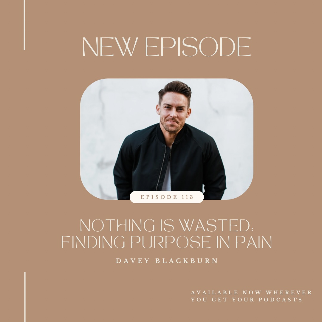 This was one of the more significant episodes I’ve had the honor to host in a while.
@daveyblackburn with @nothingiswastedministries addresses head on one of the biggest questions many of us have — what do we do with the pain and suffering we experience in life?
Available everywhere you listen to podcasts ✨