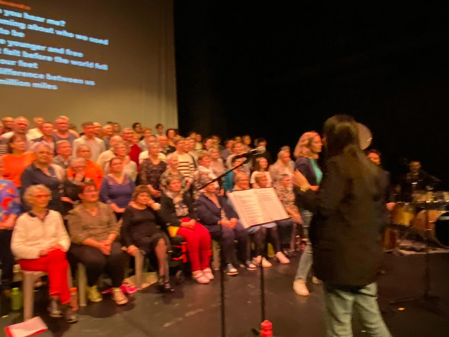 Répétition générale au top ❣️MERCI à tous et à ce soir ou à dimanche, public 😁🥰🙏