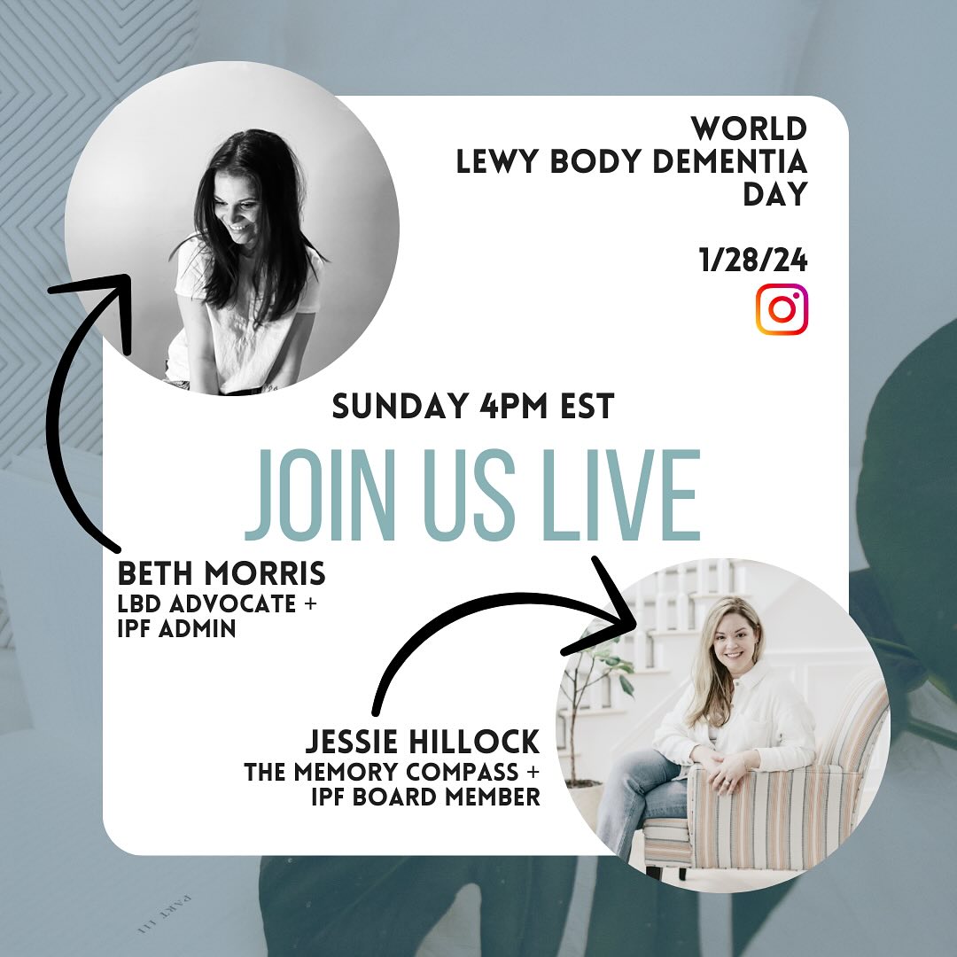 Tomorrow (Sunday, January 28th) is the inaugural World Lewy Body Dementia Day. This day was chosen because it was the birthday of Dr. Frederick Lewy, who discovered Lewy Bodies in 1912.
🌟Join us tomorrow, 1/28 at 4:00 pm EST for an IG LIVE with @the.beth.life and @inparkinsonfoundation
🌟Beth will be sharing her personal experiences with Lewy Body Dementia as a caregiver and advocate for her mom starting at the young age of 17
🌟We will also be sharing education and highlighting various available resources for families impacted by Lewy Body Dementia
🗓️We hope you can pop in and share a bit of your afternoon with us
#lewybodydementia #lewybodydementiaawareness #worldlewybodydementiaday #sandwichgeneration #millenialcaregiver #lewybodydementiaeducation #indianaparkinsonfoundation #choosetomove #dementiacaregiver #parkinsondisease #parkinsonsdisease #parkinsonsawareness #lbd #dementiasupport