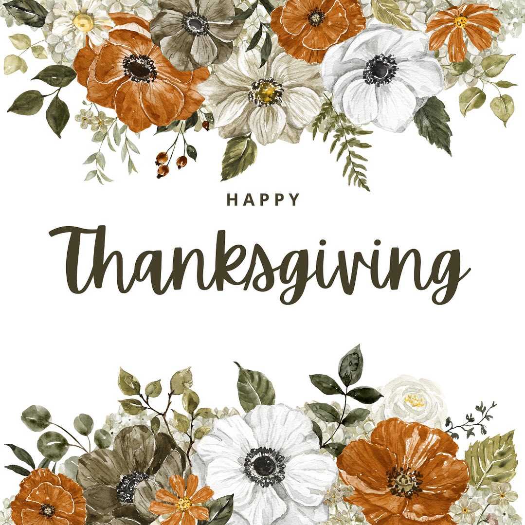 Thanksgiving, we have a day off, I wish you a happy Thanksgiving, thank you.