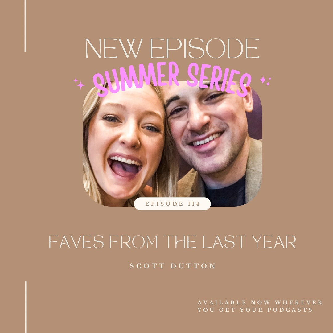 WELCOME TO THE (first ever) SUMMER SERIES! For the months of June and July I’ll be releasing episodes that are relaxed, lighthearted, story-filled and fun. It’ll also feel familiar with each guest being someone who is a favorite in my everyday life.
Happy that my best, Scott Dutton, reluctantly agreed to join me as the first up :)
Available on Apple Podcasts and Spotify ✨