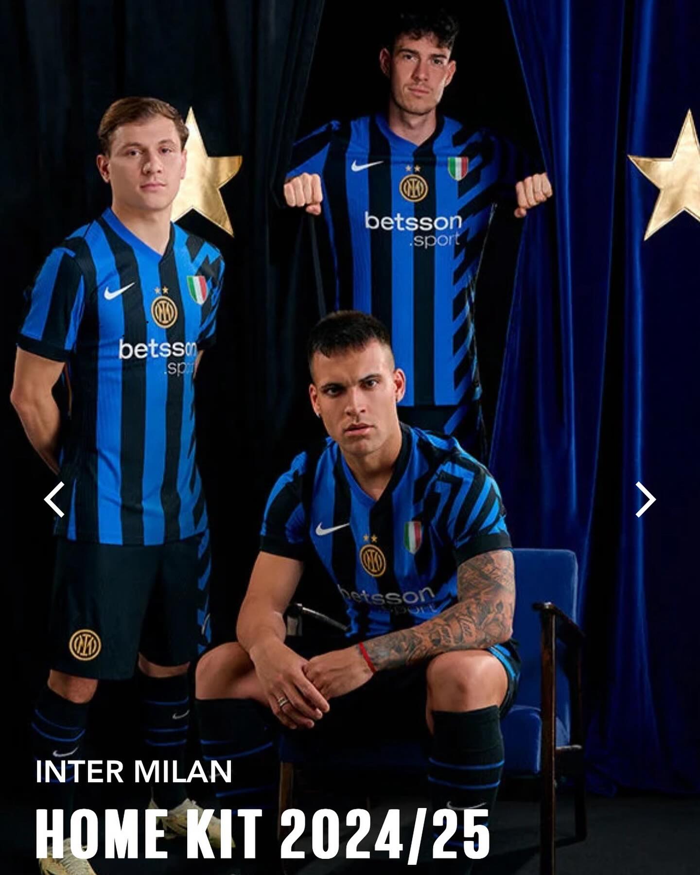 🚨 Shirt Alert 🚨 Inter Milan home shirt 24/25 - @inter do not miss with their home kits 😮💨
.
.
.
.
#inter #intermilan #footballkit #seriea