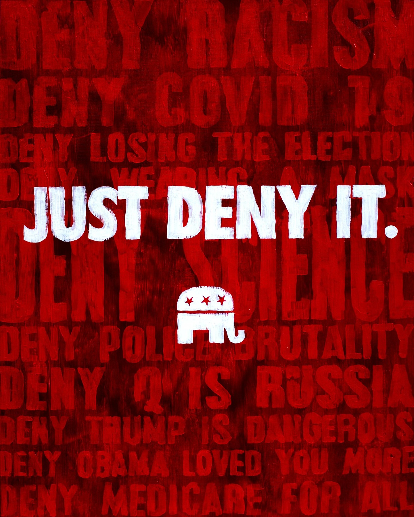 OBAMA LOVED YOU MORE
24x36
Acrylic on Canvas
Obama was the president for the people. An agent of hope. I knew we could then and with @kamalaharris…. I know we can now.
#Democracy #maga #mypeople❤️ #savesociety #logical #voteblue