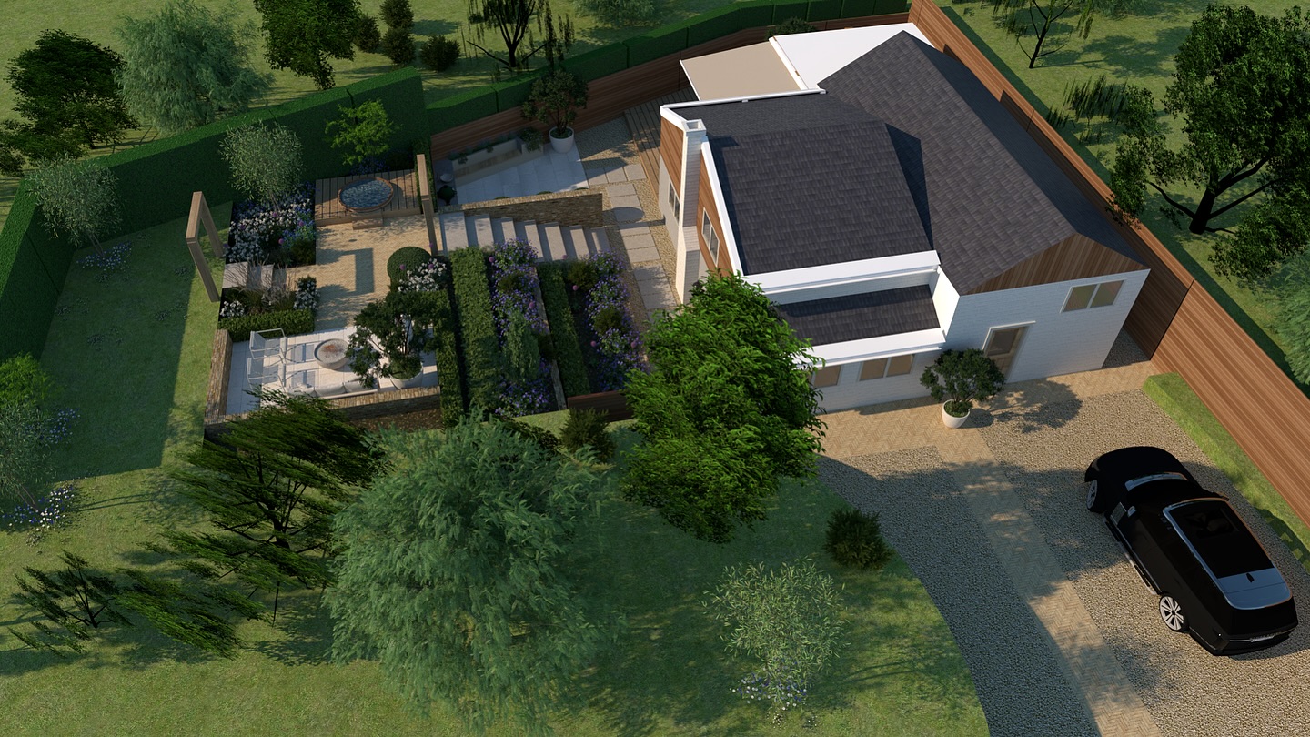 We are at tender phase for this project in a very quaint village in the Cotswolds.
We’ve gone for traditional dry stone walls are retaining walls for the raised beds.
Very simple colour palette for the planting and a cottage garden style with some modern furniture pieces to complement the newly designed interior of the home.
On a sloped site the design is to create 3 tiers, the ground level includes outdoor kitchen and main dining space.
The middle tier occupies the fire bowl with lounge seating area and cedar hot tub. The top tier accessed through oak beam archway leads to a sizeable lawn for picnics
Excited to share how this one gets brought to life over the coming months. #gardendesign #gardening #cotswolds #homerenovation