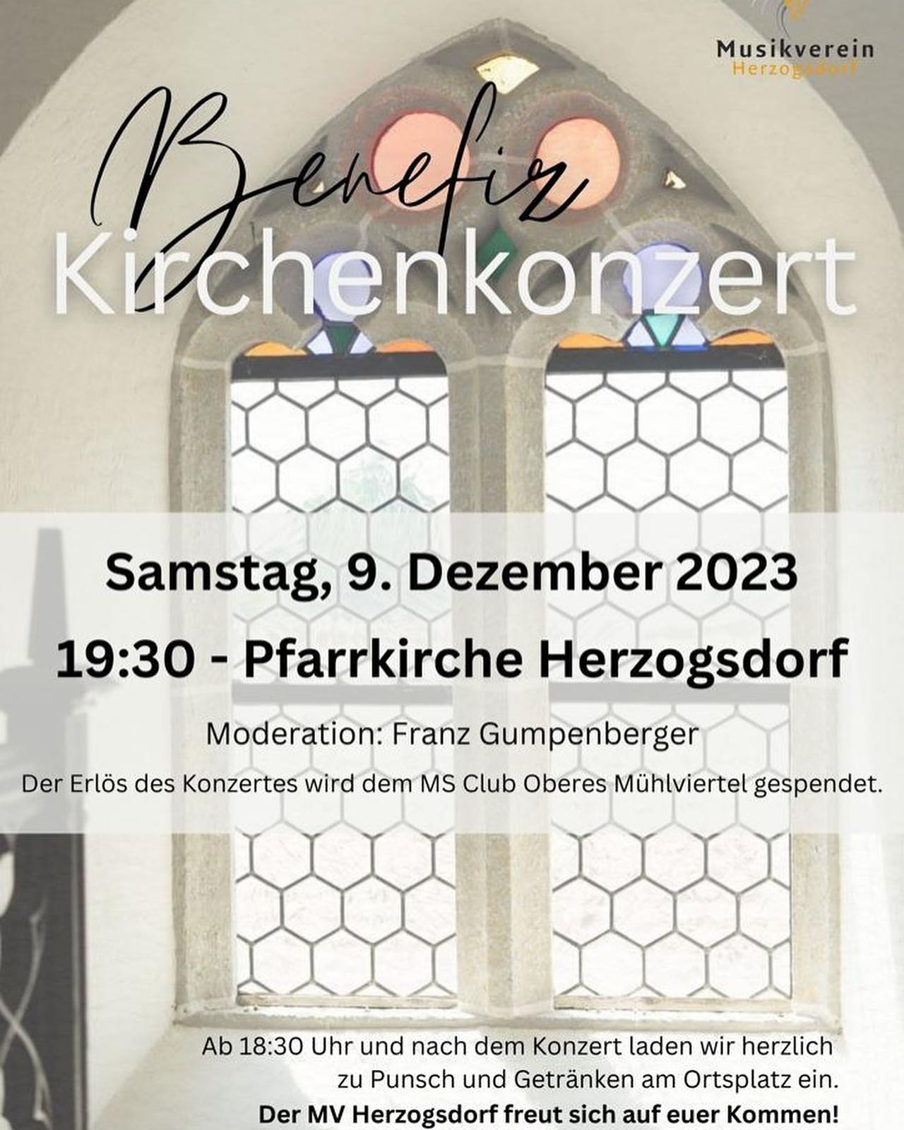 Benefiz Kirchenkonzert ✨
Dieses Jahr veranstalten wir am 09.12.2023 ein Benefiz Kirchenkonzert. Durch das Programm wird Franz Gumpenberger führen. Der Erlös wird an den MS-Club oberes Mühlviertel gespendet.
MS-Club oberes Mühlviertel:
Multiple Sklerose (MS) ist eine chronisch entzündliche Autoimmunkrankheit des zentralen Nervensystems. Die Krankheit verläuft bei jedem Betroffenen anders und unvorhersehbar, wodurch diese oft in ein tiefes mentales Loch fallen und beginnen in Isolation zu leben. Der MS-Club organisiert regelmäßige Treffen und Ausflüge für Betroffene, dass diese aus ihren eigenen vier Wänden heraus kommen, Freude erleben und sich auch mit anderen austauschen zu können.
Ab 18:30 Uhr und nach dem Konzert laden wir herzlich zu Punsch und Getränken am Ortsplatz ein.
Der Eintritt ist frei aber wir freuen uns über eine Spende für den MS Club Oberes Mühlviertel.
#benefizkonzert #benefiz #wirhelfen #mvherzogsdorf #konzert #9dezember #weihnachtszeit #advent #musikverbindet #konzert #punsch #msclub #oberesmühlviertel #spende