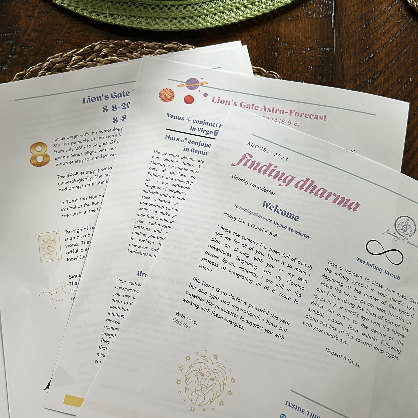 Lionโs ๐ฆ Gate ๐ฆ Themed Newsletter is out in everyoneโs inboxes!
Itโs filled with guidance, meditations, astro-forecasts, A Shifting Beliefs Worksheet and a message from Isis. Such fun putting this together for all of you!
If youโd like to join the #findingdharma mailing list just head to my website. Thereโs always lots of special gifts and messages to support you on finding the path back to you ๐๐๐