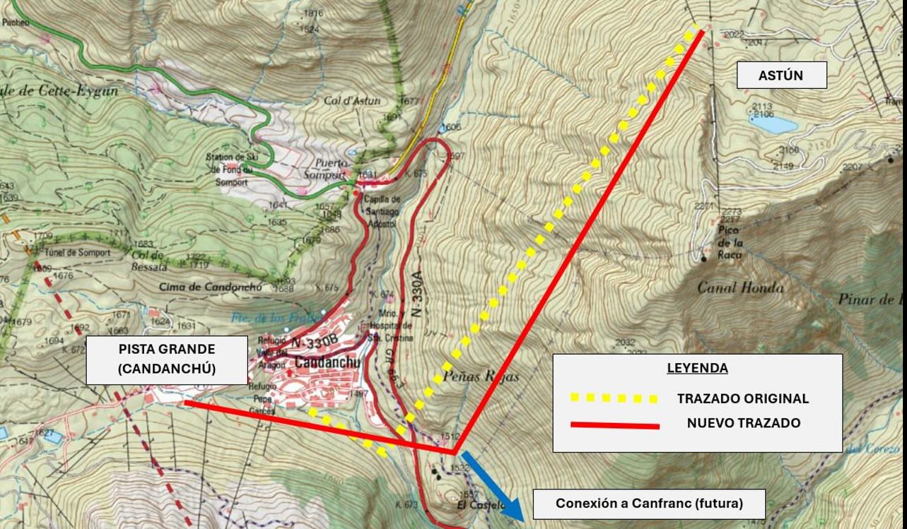 Presentado ayer el proyecto definitivo de unión de Astún y Candanchú.
Gracias a todo un ejemplo de colaboración entre las distintas administraciones, hoy se ha presentado el proyecto definitivo del telecabina que unirá Astún y Candanchú que saldrá a licitación en los próximos días. Hay varios cambios muy relevantes en el trazado que mejoran notablemente el planteamiento inicial y que desde PUCAF celebramos.
Más detalles en nuestro blog de Nevasport (link en Bio).
#astún
#candanchú
#formigal
#uniondeestacionessi
¿¿TE GUSTA EL DISEÑO DEFINITIVO DEL PROYECTO DE UNIÓN??