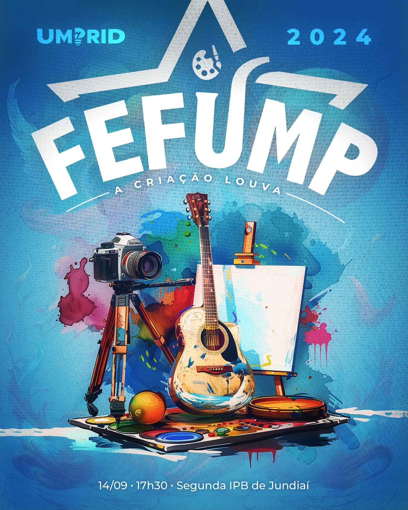 O FEFUMP dessa ano já tem data marcada e será diferente dos outros anos 👀🤩
Venha participar com a sua forma de arte 🎨🎤🎭
O link pra inscrição (só pra quem for se apresentar) está na Bio!
Logo soltaremos mais informações sobre como será o novo funcionamento e qual será o cronograma da programação, fiquem de olho e já reservem a data!