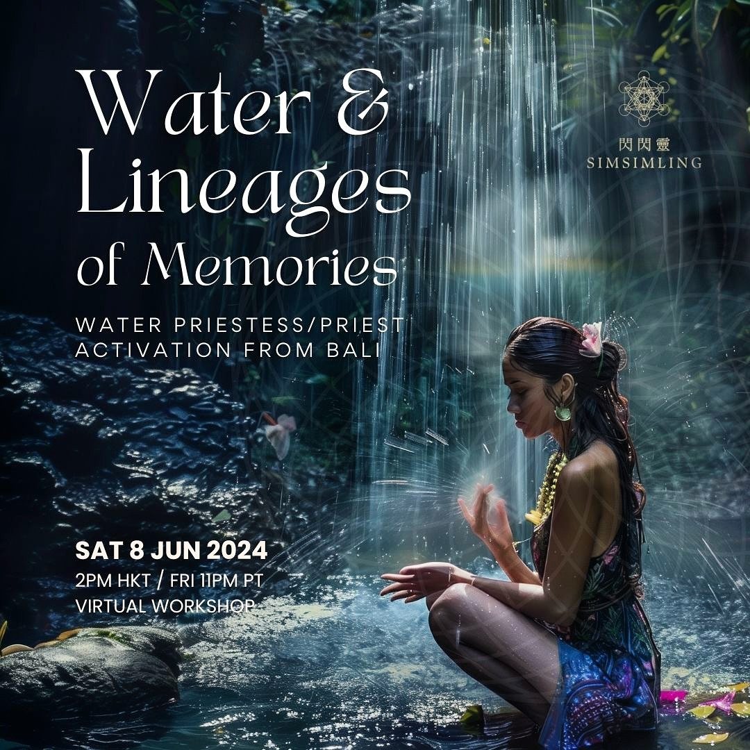 ๐ช๐๐๐๐๐๐ ๐๐๐ ๐๐๐๐๐ ๐๐๐๐๐๐๐๐๐๐๐ ๐๐๐
๐๐๐๐๐๐๐ ๐๐๐๐ ๐๐๐ ๐๐๐๐๐๐๐๐๐ ๐๐๐
๐๐๐๐๐๐๐๐ ๐ฆโจ๐น
Iโm beyond excited to invite you to a magickal journey with Mama Bali this June to explore the wisdom of WATER, our precious source of life on this planet in its physcial, geographical and multidimensional aspects!
Dive into the flow of rememberance - interconnecting our ancestral and galactic lineages, and allow us to facilitate effective gridwork by creating efforless collective shift with ease and flow.
Calling all water priestesses and priests from all lifetimes & dimensions: itโs time to remember your magick and wisdom working and playing with water.ย Come home to your most nourishing soul aspects and remember your gift as co-creators with Gaia and gridworker.
We will be guided by:
๐น Lemurian Sisterhood of the Rose
๐ Atlantean Pristesses of the Emerald Order
๐ฌ Sirian Light Council
๐ water dragon guides
We gather to help each other remember the water, the liquid life force that connects all our bodies, memories, lineages, Gaia and our galactic families.
๐ซ We will explore:
* Akashic journey to remember oursevles as water priestess & priests in different lifetimes
* Dragon & galacctic light language activation
* Transmission from the Lemurian Sisterhood, Atlantean Priestess, Dragon guides, Sacred water portals of Bali, Sirian Council & water dragon guides
* Explore reading water codes, solar activation, gridwork with water portals, regulating emotional flow
This is an initiation workshop for the upcoming Water & Lineages of Memories course in June 2024, where we dive deeper into the art and teachings of water priestessing/priesthood, an ancient wisdom much needed right now to assist humanity and Gaiaโs ascension journey.
๐ช๐ฎ๐๐ฒ๐ฟ & ๐๐ถ๐ป๐ฒ๐ฎ๐ด๐ฒ ๐ผ๐ณ ๐ ๐ฒ๐บ๐ผ๐ฟ๐ถ๐ฒ๐ ๐๐ฐ๐๐ถ๐๐ฎ๐๐ถ๐ผ๐ป ๐ช๐ผ๐ฟ๐ธ๐๐ต๐ผ๐ฝ
Live transmission from Bali
SAT 8 JUN 2PM HKT / FRI 11PM PT
Replay available
Sign up ๐ in bio