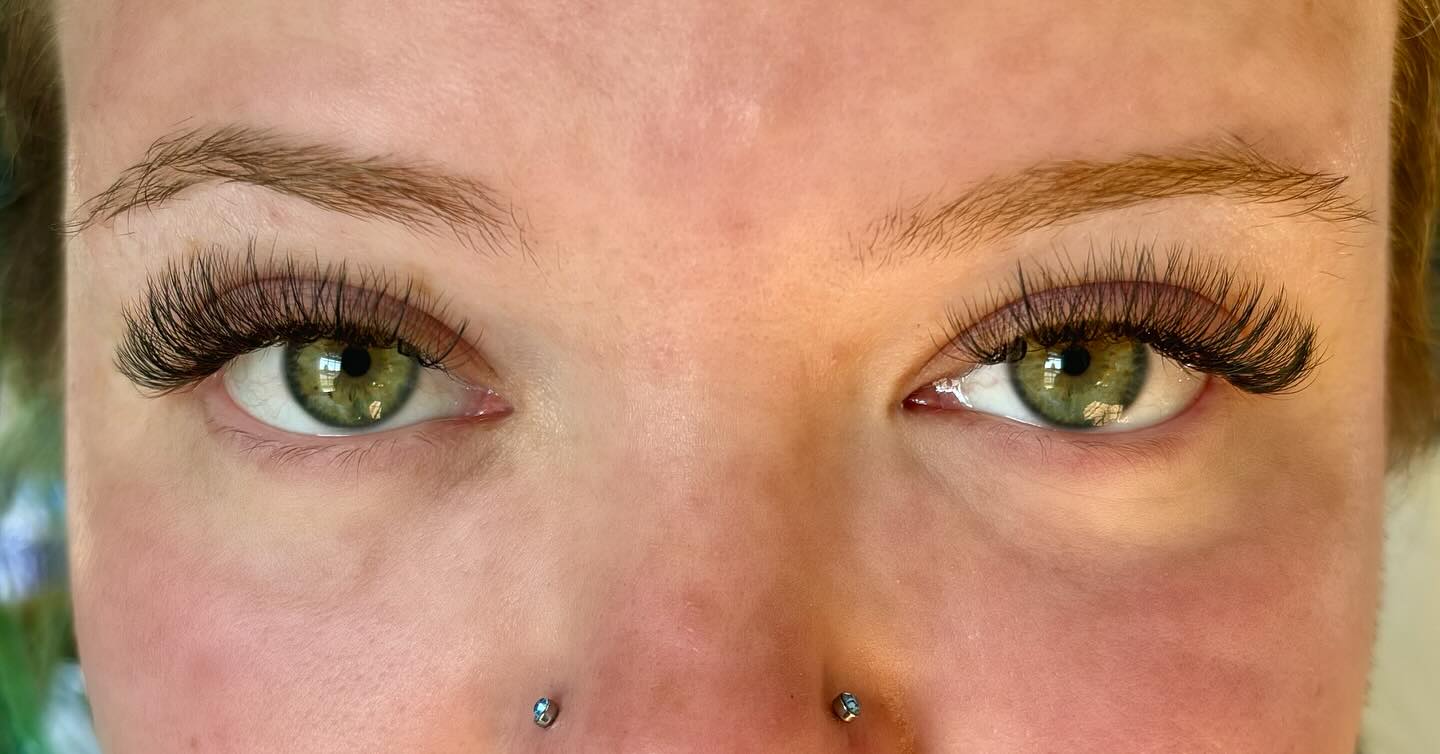 This gal has some of the most gorgeous colored eyes so why not highlight them with a little ✨drama✨ and enhance her features with some lash extensions.
Thank you @cosmofordeyz for being a champ and always being down for whatever and trusting me!
Side note y’all… she does hair and she’s really good at it, so get yourselves summer ready.
Book your lash session with me and go book with @cosmofordeyz for your hair needs ✌️
