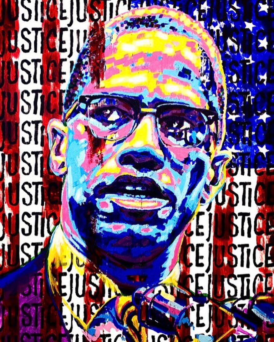 “Justice” Available now!
Open edition prints
24x36”
Paper thickness: 10.3 mil
Paper weight: 189 g/m²
Link in Bio! #explore #fight #malcomx #freedom #viralart #viralart #potus #vote #sharemyart #artcommunity #beyou