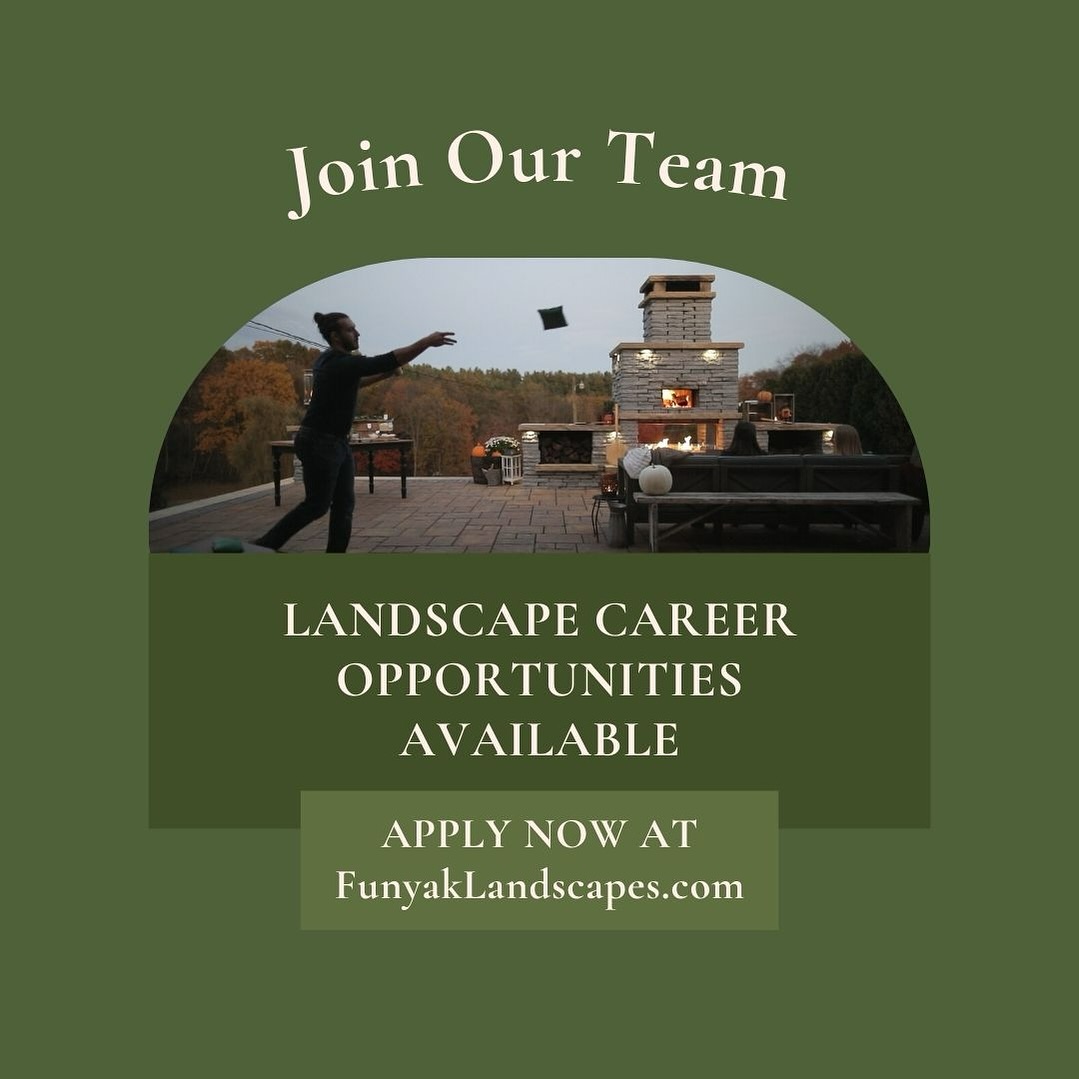 Funyak Landscapes, L.P. is a family-owned business located in Mars, PA since 1996 with experience providing the highest quality and most reliable comprehensive landscape services throughout the North Hills of Pittsburgh, PA. We are a team of 30+ strong, career-oriented landscape professionals that pride ourselves in designing, installing, and maintaining our client’s outdoor spaces to a luxury level.
Join our team and apply today at FunyakLandscapes.com