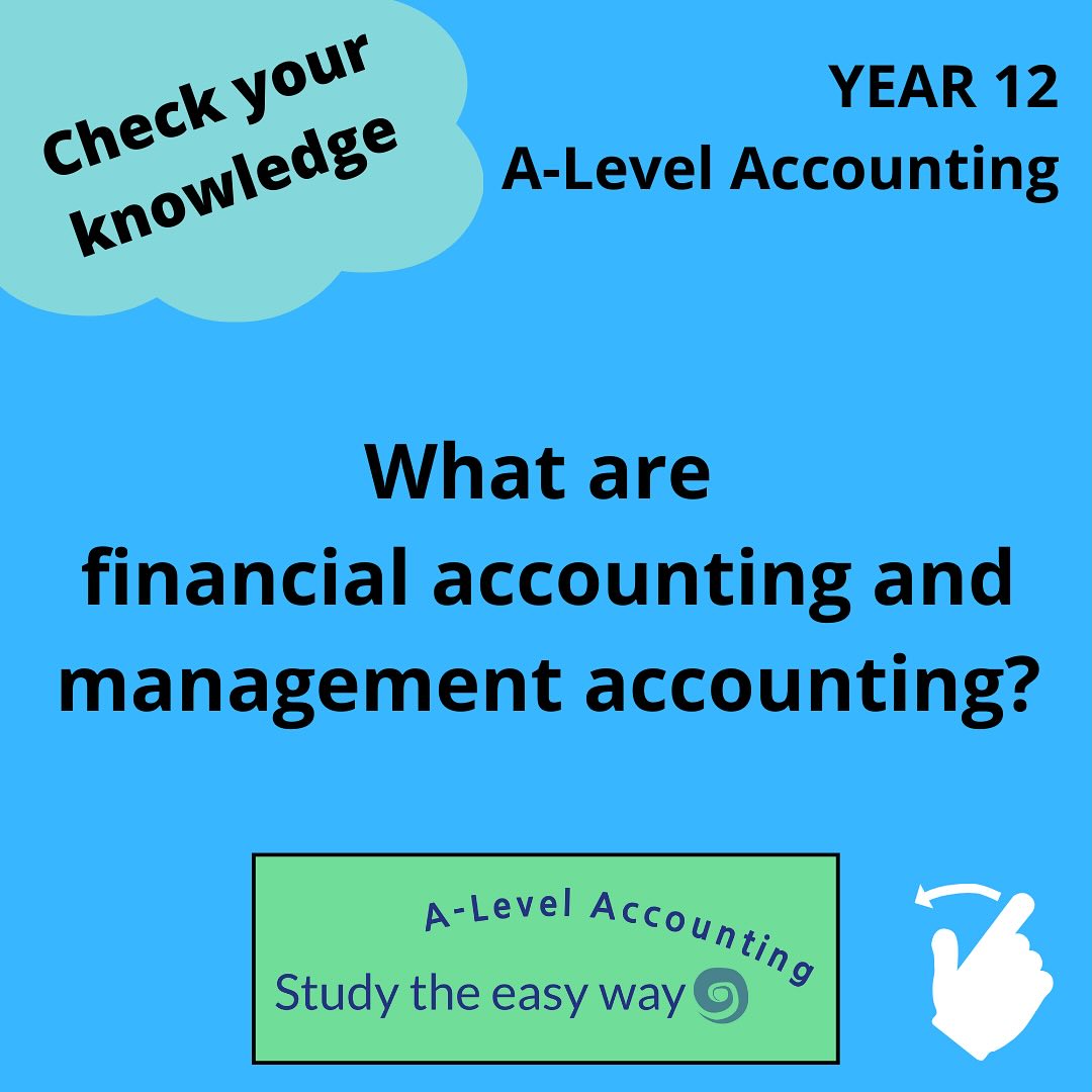 These quick questions are designed to help you check your knowledge of basic Accounting terms, principles and techniques. The A-Level Accounting syllabus is split into these two branches of Accounting. Do you know what each one is? #alevelaccounting #alevels2024 #aqaaccounting #alevelrevision #alevels2025