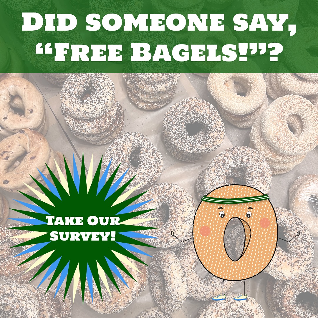 🫵 We want to hear from you!💙👂💬
📝Take our survey and share your thoughts!
💥 And when you fill out a survey, you’re automatically entered in our weekly draw to WIN A FREE BAGEL SAMPLER! 💥
🔗 Survey link in our bio 🔗
🙏 MTL Bagels🙏
#MTLBagels #Survey #FreeBagels #Raffle #Giveaway #bagelbliss #tucsonlocal #tucsongiveaway