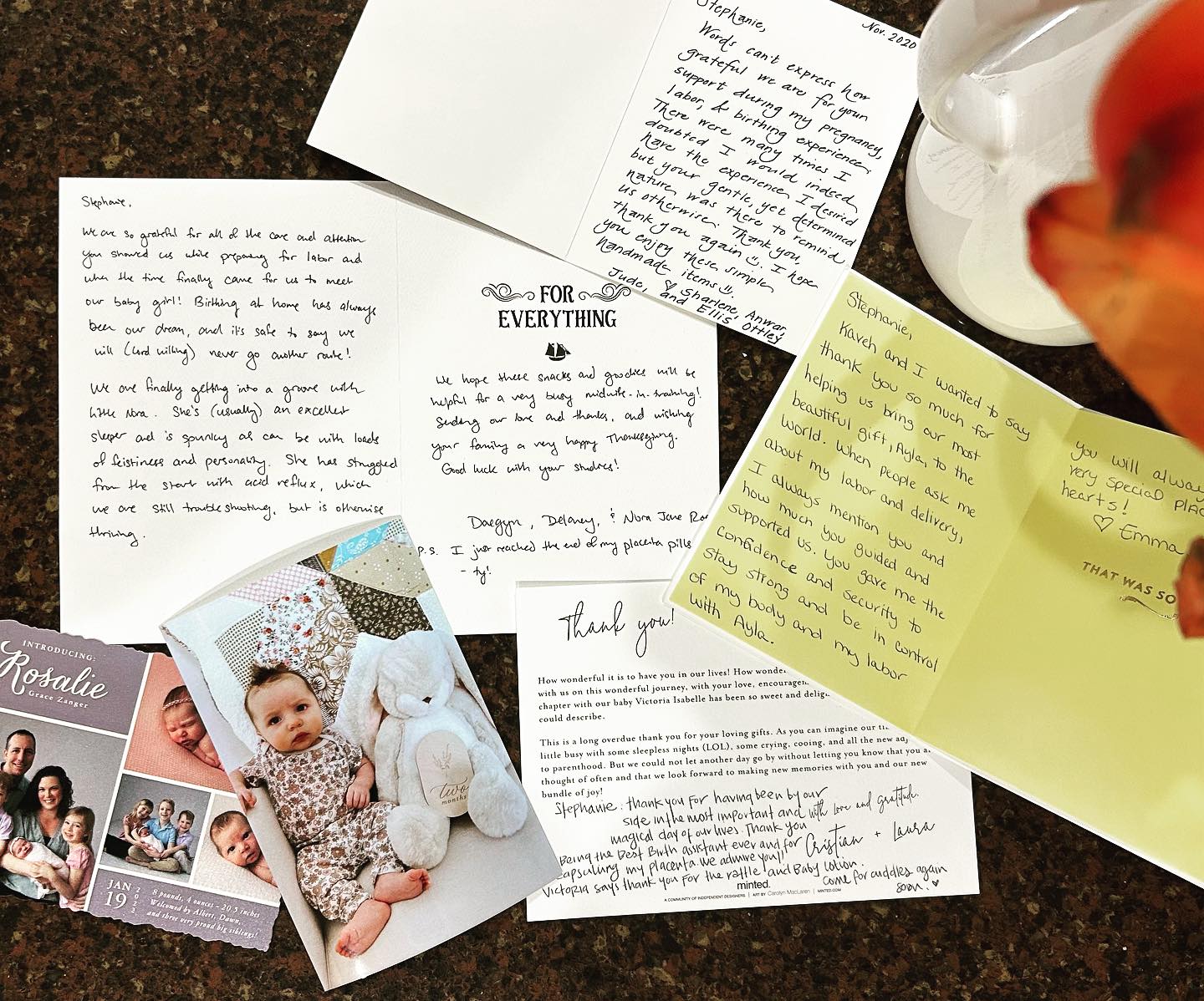 In the days of texting, fast news, and social media, I truly appreciate it when my clients send me actual written thoughts and pictures in the mail. It’s one of the reasons I love the holidays!! I can’t wait to see all those family photos and yearly updates!
Hope this holiday season brings you peace and time with your family.