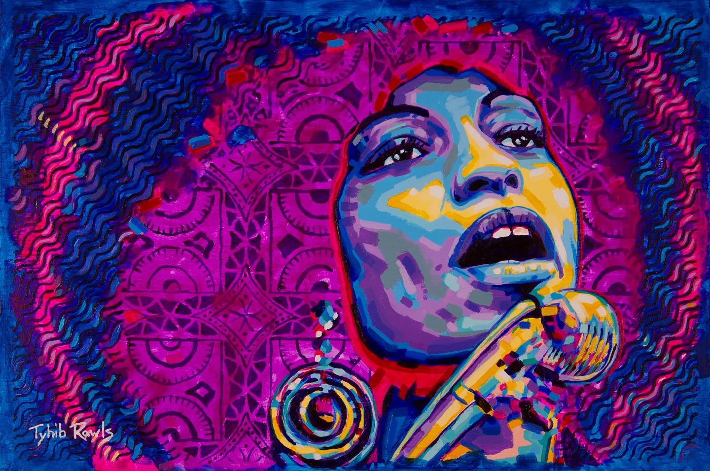 Afro Beautiful was inspired by the powerhouse superstar of the civil rights era, one of the toughest women alive today, Angela Davis. This woman’s history, and accomplishments are awe inspiring. Her devotion to democracy and Black American culture is unmatched and her powerful face framed by her perfect afro was beautiful! She spoke to crowds about the truth of American history, and inspired millions of black folks to peacefully protest so our rights could be won!
#explore #pthylogreen #love #art #detroitartist #detroitgallery #gallary #fineart #studio #explorepage #exploredetroit #paint #paintlife